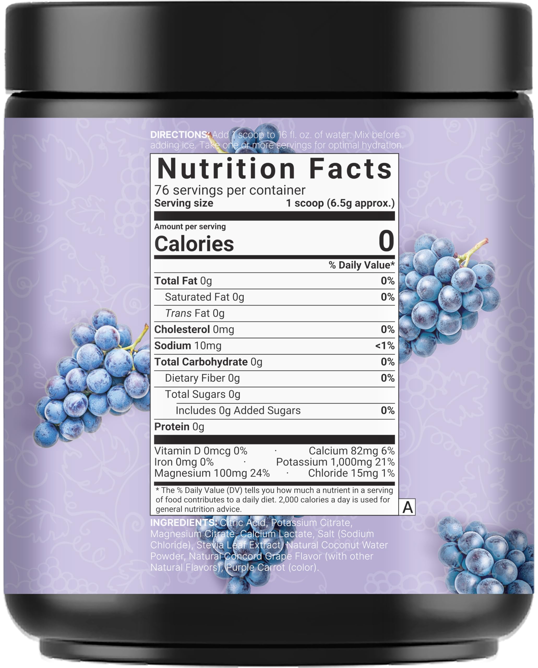 NatureBell Electrolytes Powder No Sugar, 500g (76 Servings) | Keto Fast Hydration Powder, Carnivore-Friendly Electrolyte – 1,000mg High Potassium, Minerals, NatureBell uk supplements