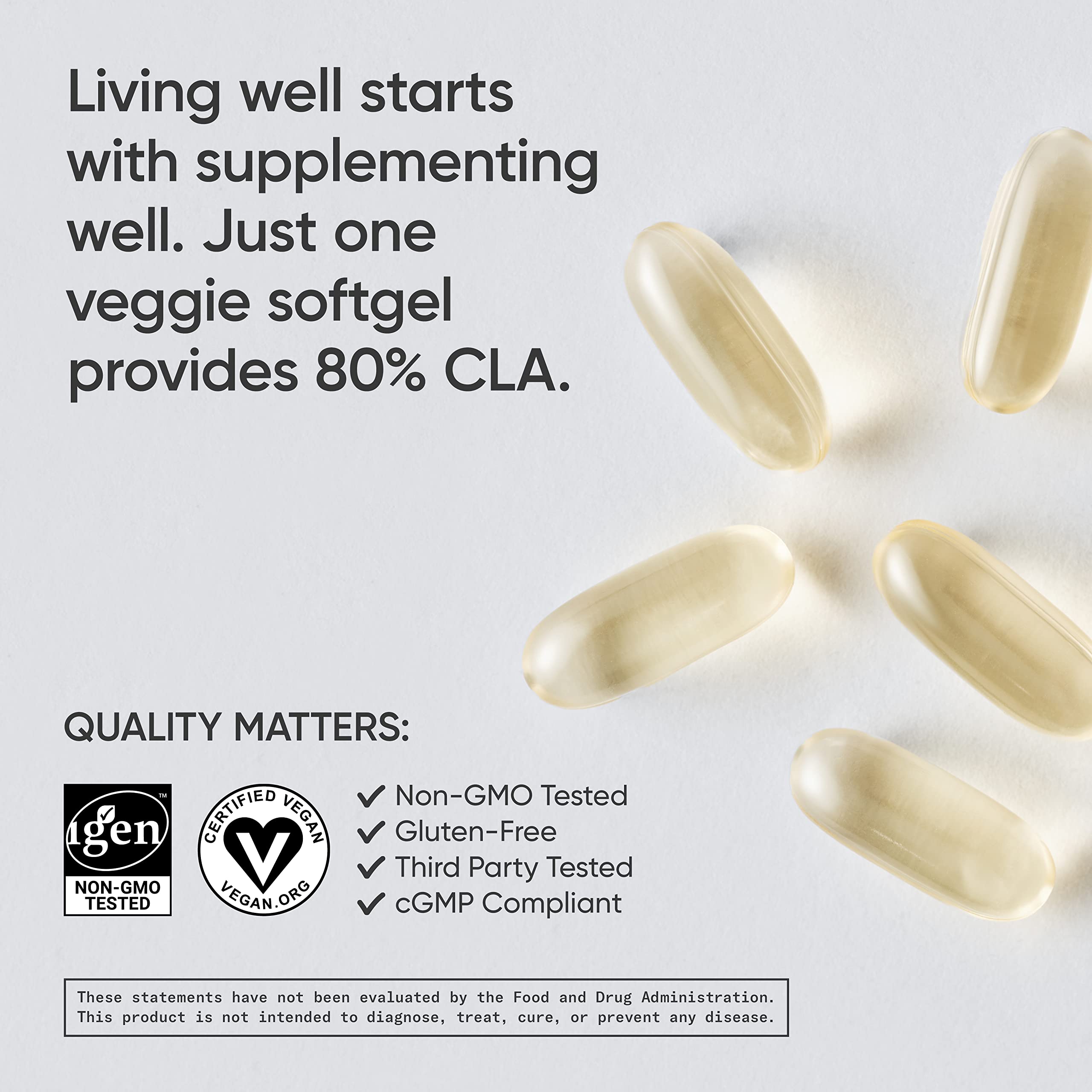 Sports Research Vegan CLA - 1250mg with Active Conjugated Linoleic Acid for Men Sports Research uk supplements