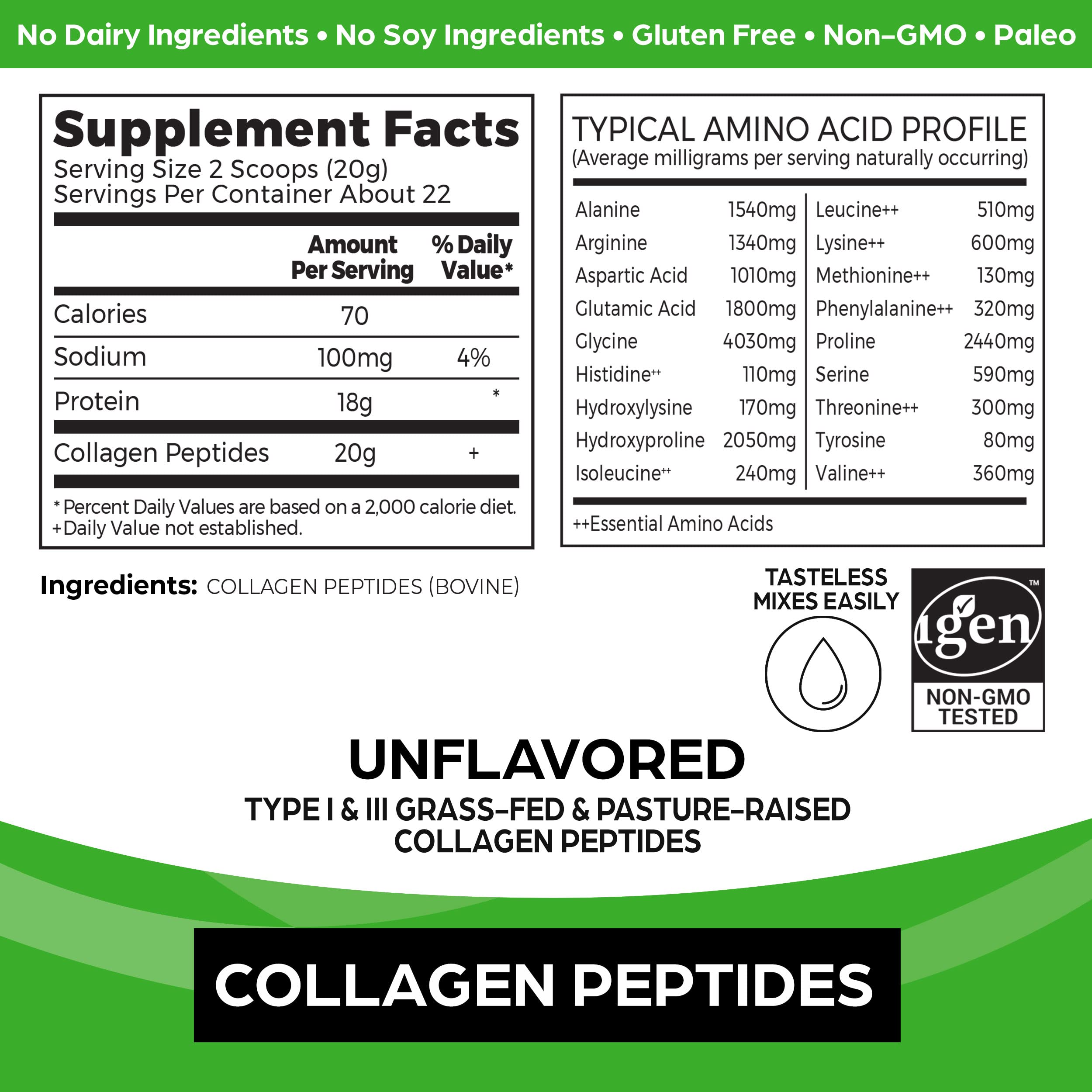 Orgain Hydrolyzed Collagen Peptides Powder, 20g Grass Fed Collagen - Hair, Skin, Nail Orgain uk supplements
