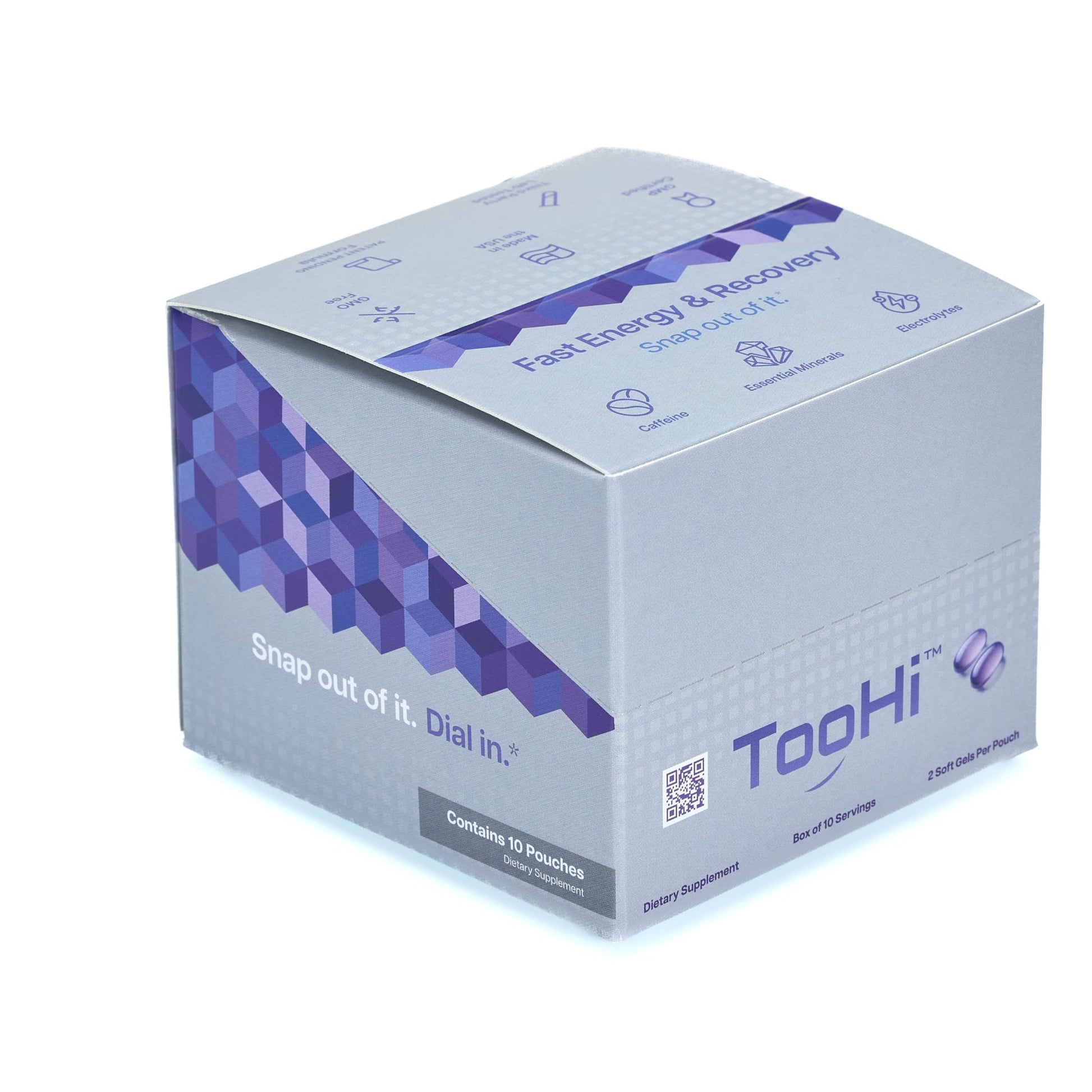 TooHi Reset Softgels - Proprietary Blend with Additional Caffeine (84mg), L-Theanine & Electrolytes | Patent Pending - 10 Doses TooHi uk supplements