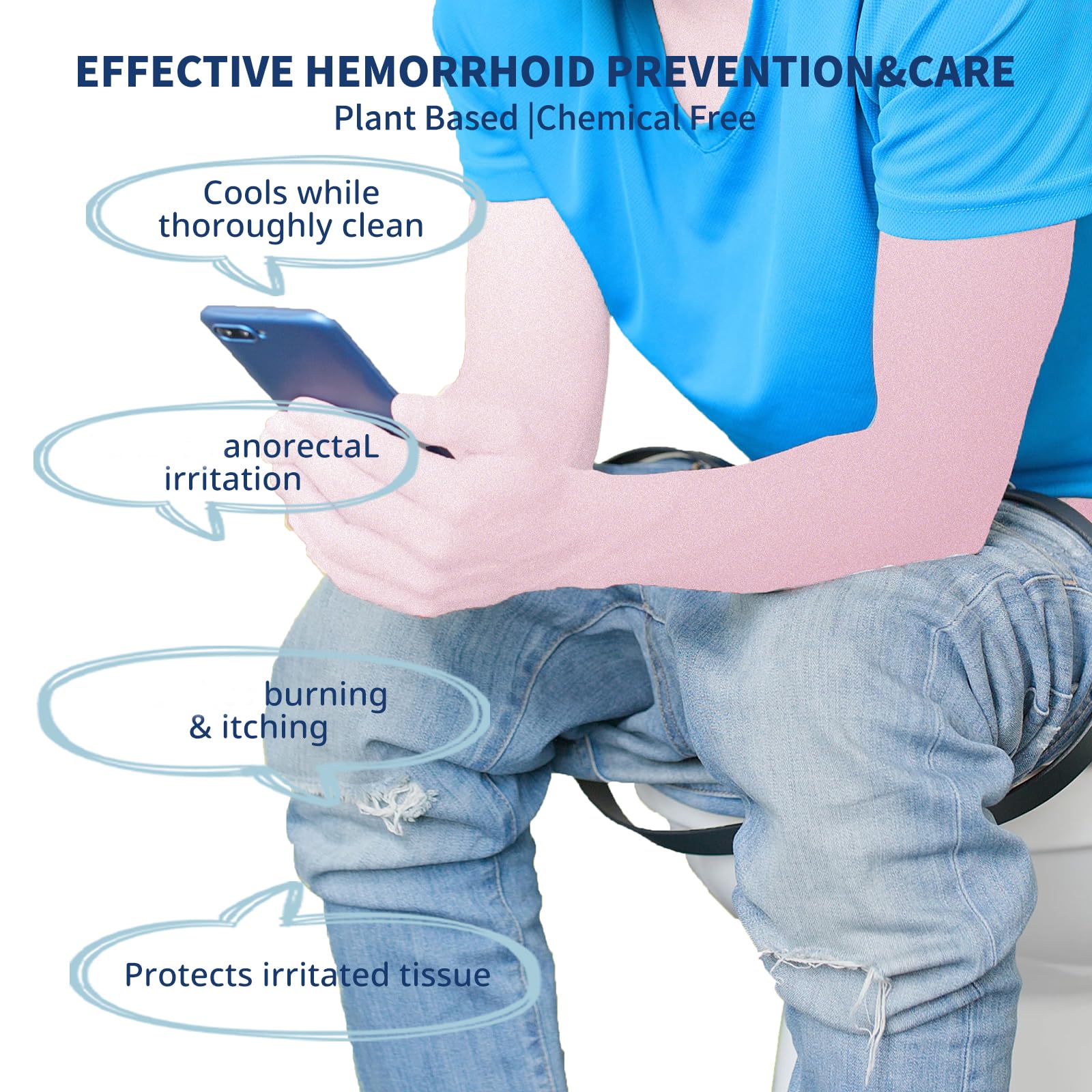 Wowday Flushable Hemorrhoid Wipes | Maximum Strength Witch Hazel Wipes | 56 Count Fragrance Free Adult Hemorrhoids Medicated Witch Hazels Wipe for Butt Hemorrhoidal Itch WowDay uk supplements