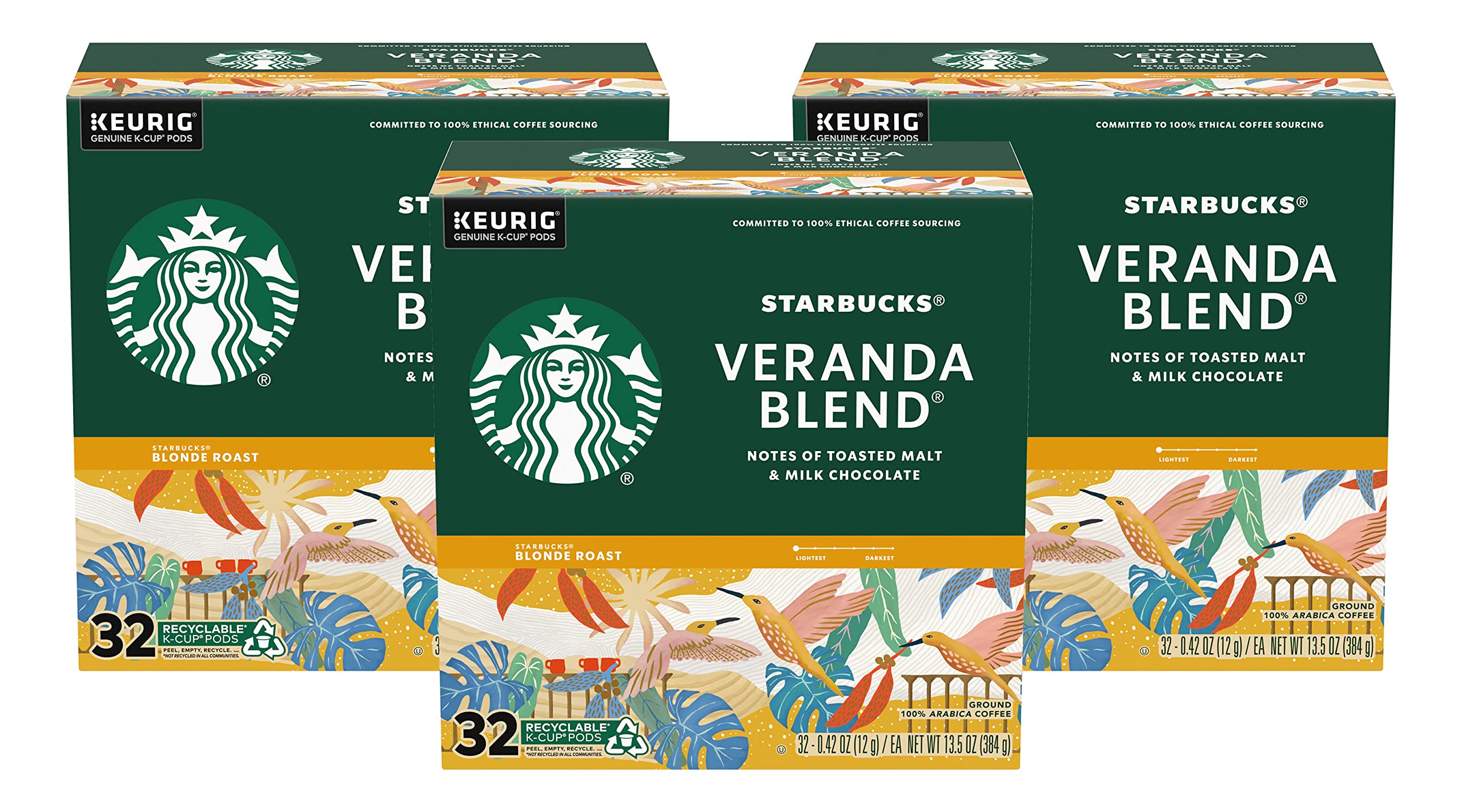 Starbucks Veranda Blend Coffee K-Cups,4/24 Pack-96 K-Cups Starbucks uk supplements