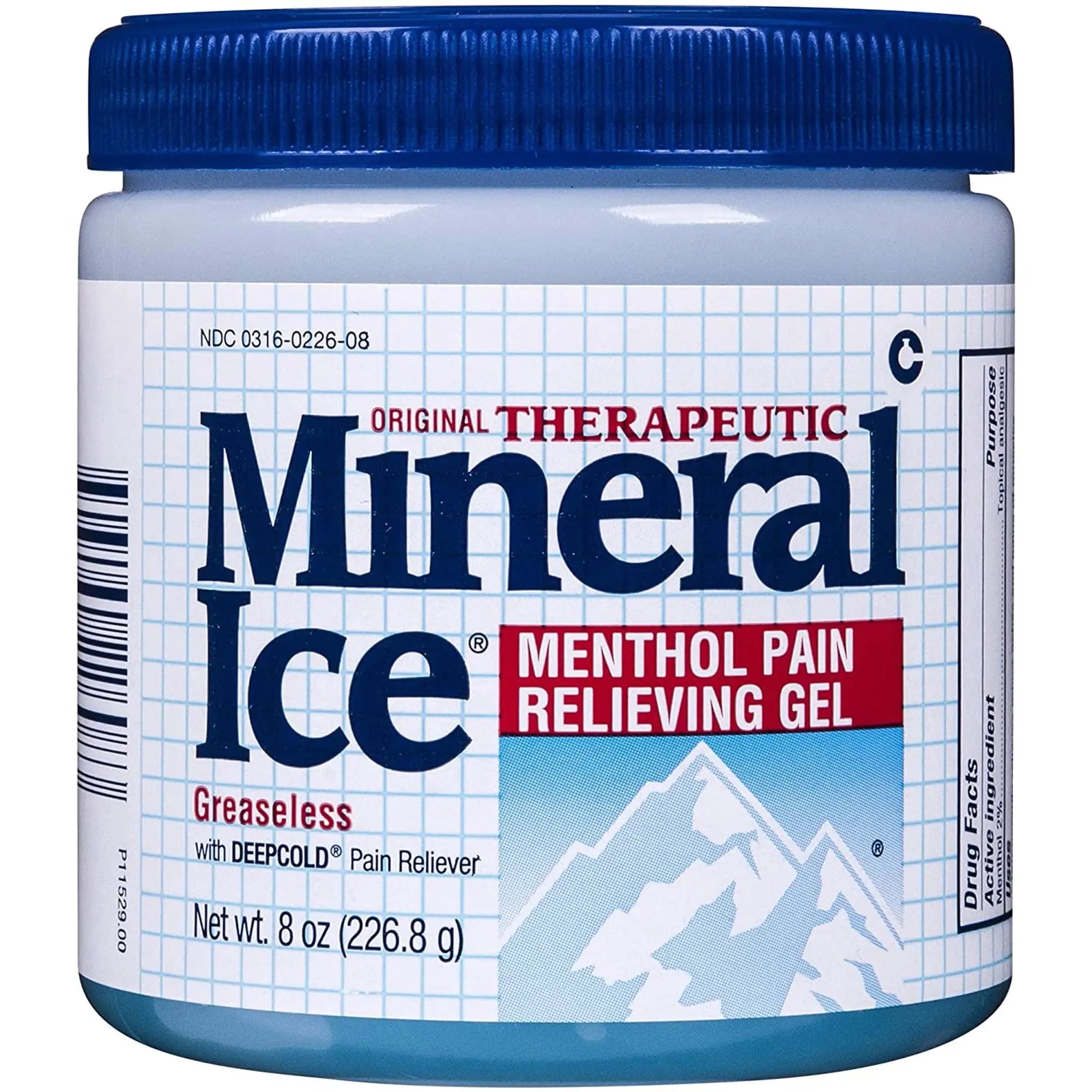 Mineral Ice Pain Relieving Gel - 8 oz, Pack of 4 Mineral Ice uk supplements