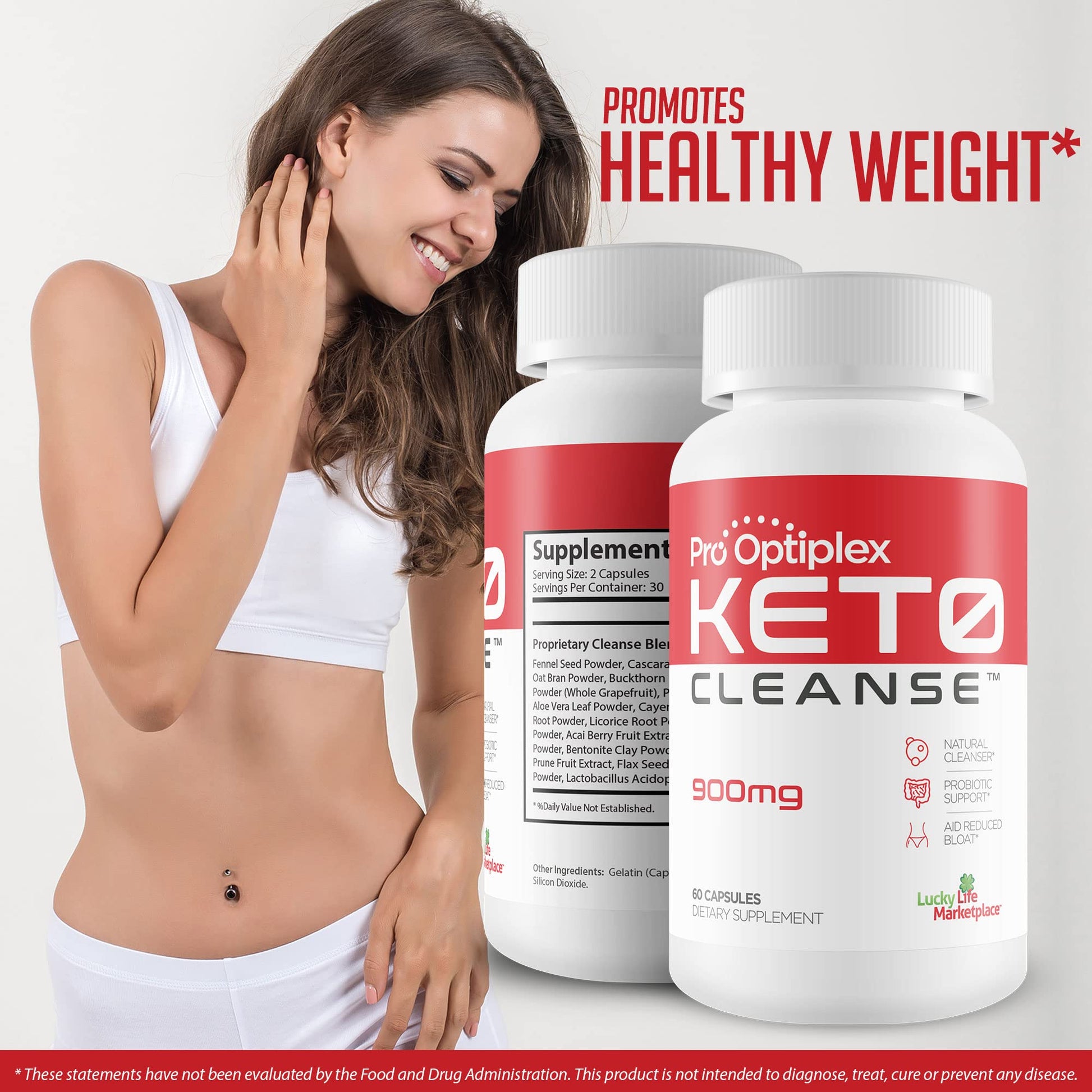 Pro Optiplex Keto Cleanse - Cleanse & Detox Naturally - Herbal Keto Cleanse with Probiotic healthsupps.co.uk uk supplements
