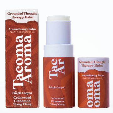 Essential Oils Balm Stick | Grounded Thought Aromatherapy Balm | All Natural Body Balm PURPLE CANYON uk supplements