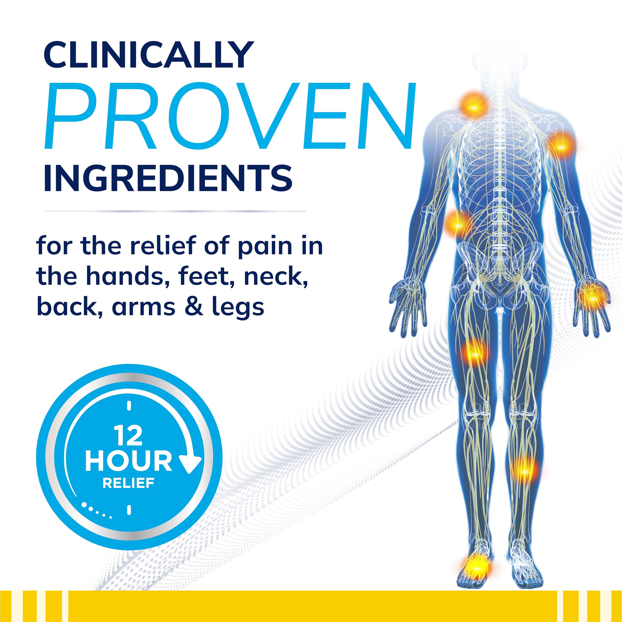 Dr. Scholl’s Clinical Strength 12-Hour Pain Relief Liquid Roll-On, 3 oz - 4% Lidocaine for Powerful Numbing, Instant Cooling Pain Relief with Menthol, Added Urea, Use on Hands, Feet, Neck, Back & Legs Dr. Scholl's uk supplements