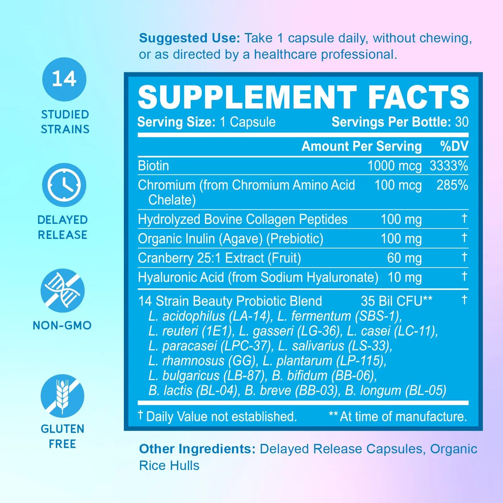 BioEmblem Beauty Probiotics for Women and Joint Support BioEmblem uk supplements