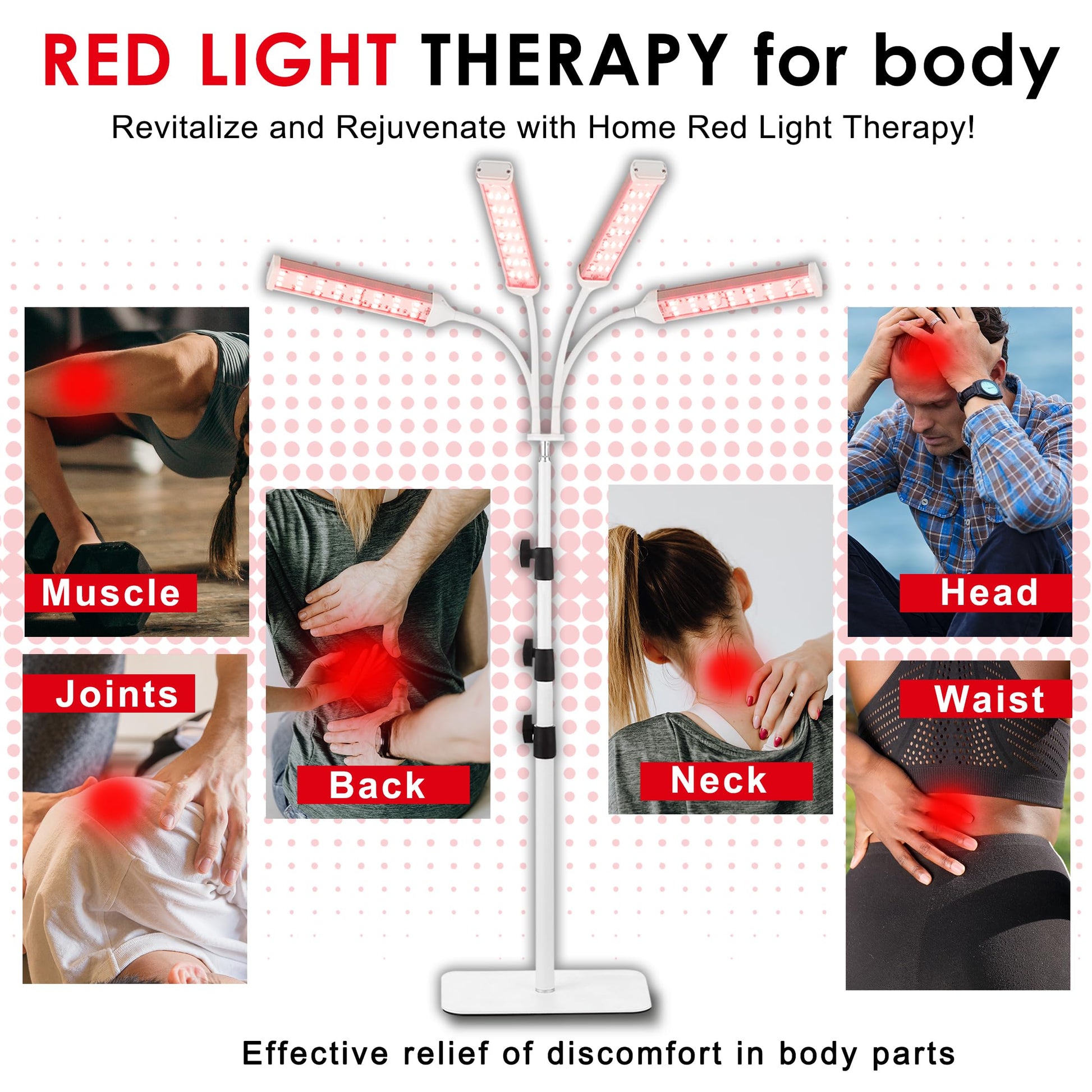 Akarishin Red Light Therapy Lamp-660nm Red Light,850nm & 940nm Infrared Light Therapy Akarishin uk supplements