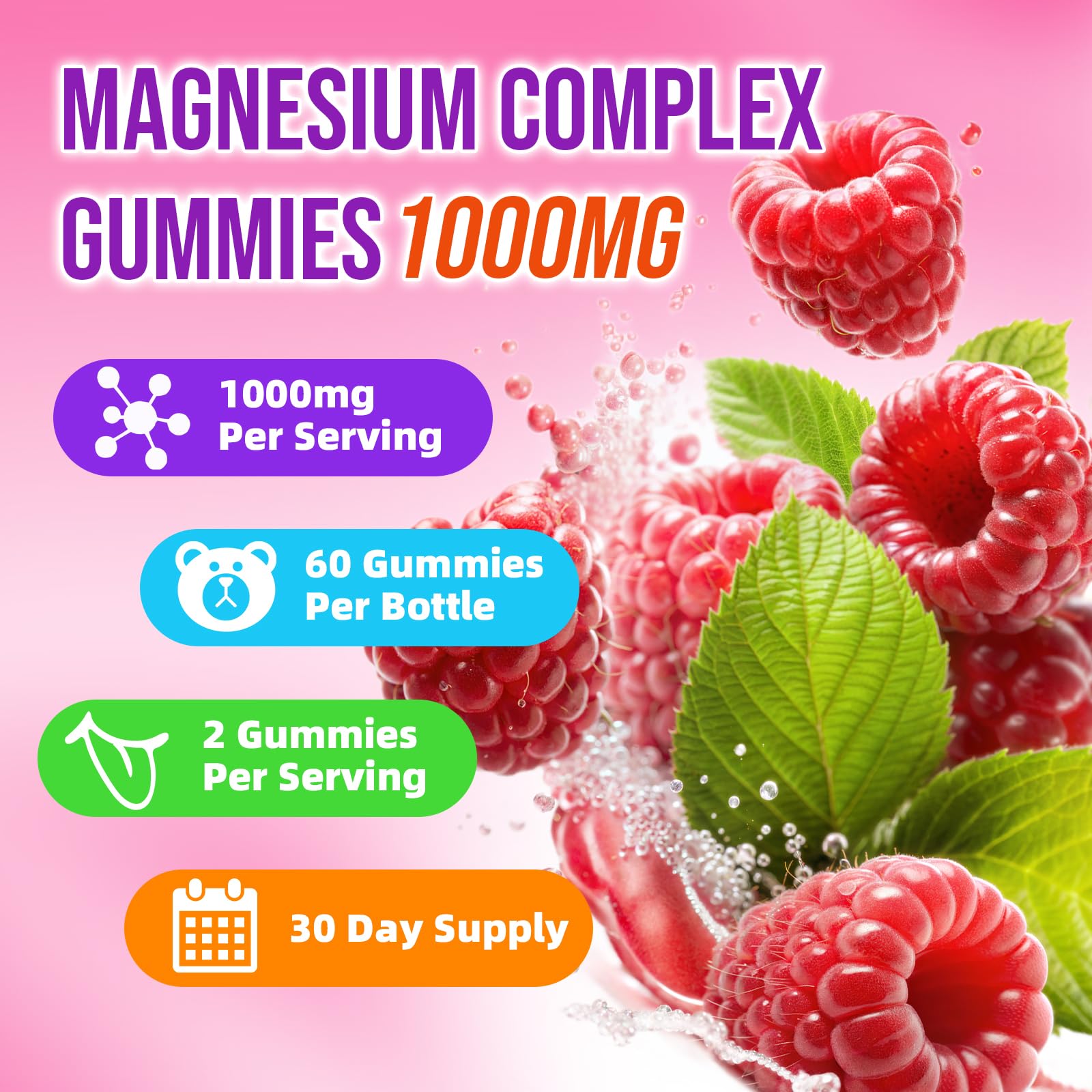 2 Pack Magnesium Complex Gummies – with 12 Forms of Magnesium Plus Vitamins B6, B12 & C. Vegan Strawberry Gummies to Support Mood, for Adults, 120 Count BVIVLOO uk supplements
