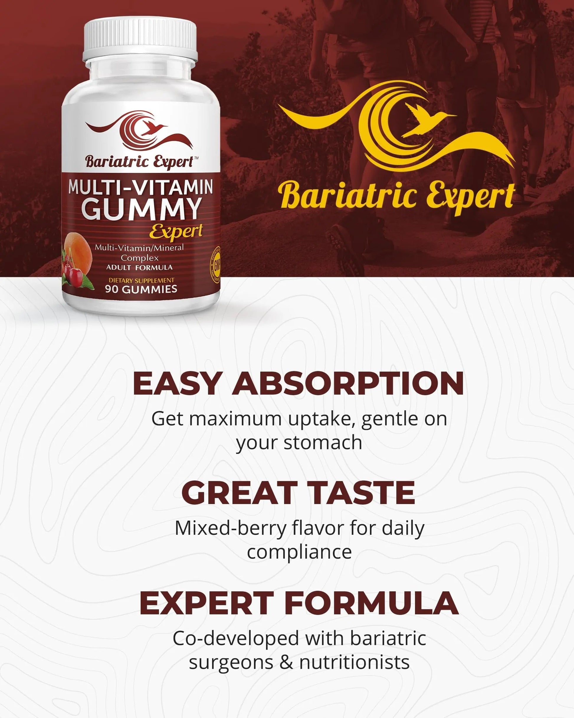 Bariatric Expert Multivitamin Gummies – Fast-Melting Dietary Supplement for Adults Post-Gastric Sleeve and Bypass, Nutritionist Recommended, 90 Count Bariatric Food Expert uk supplements