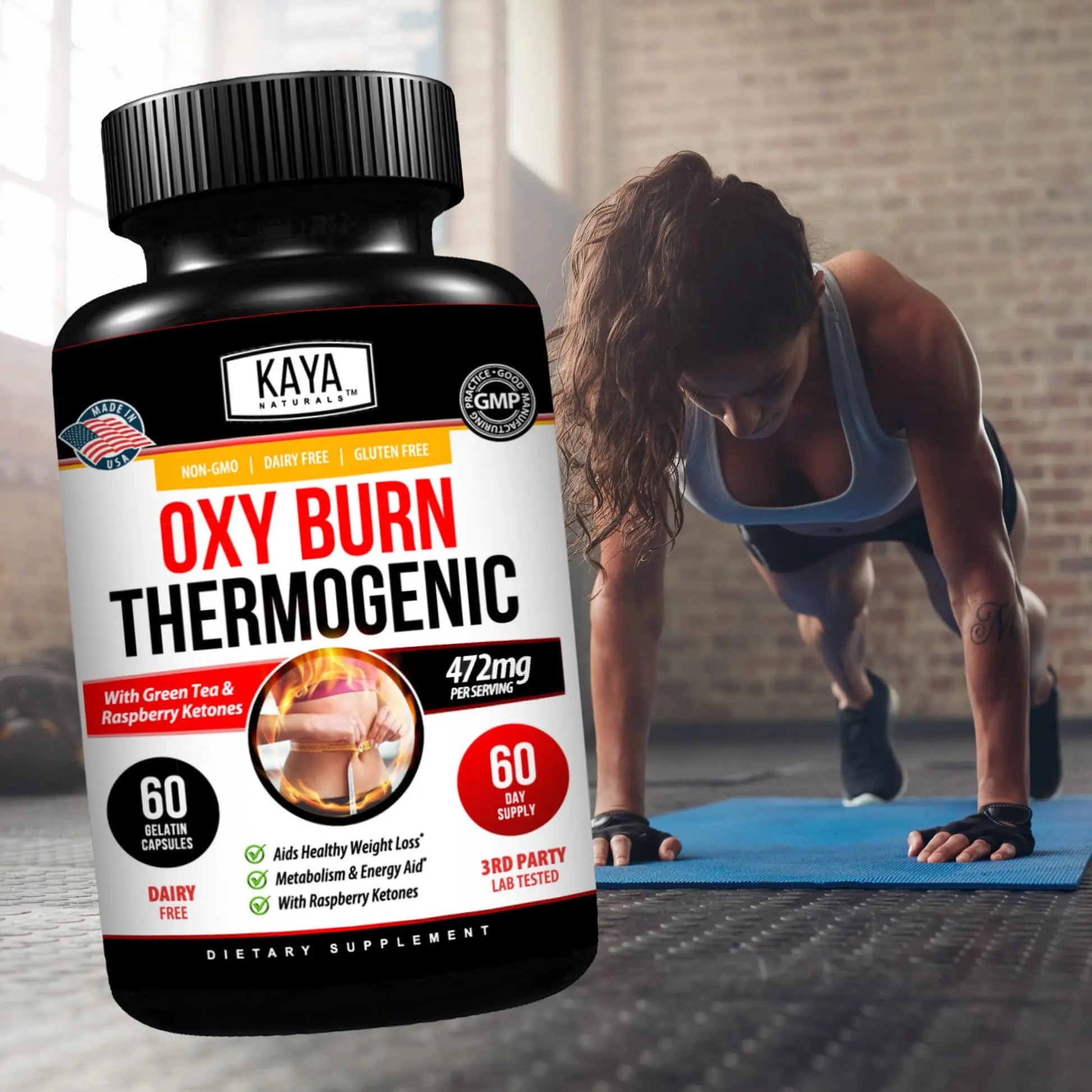 Kaya Naturals Supreme Fat Burner - Weight Loss Pills Women & Men - Appetite Suppressant Supplement - Powerful Thermogenic Diet Pills Kaya Naturals uk supplements