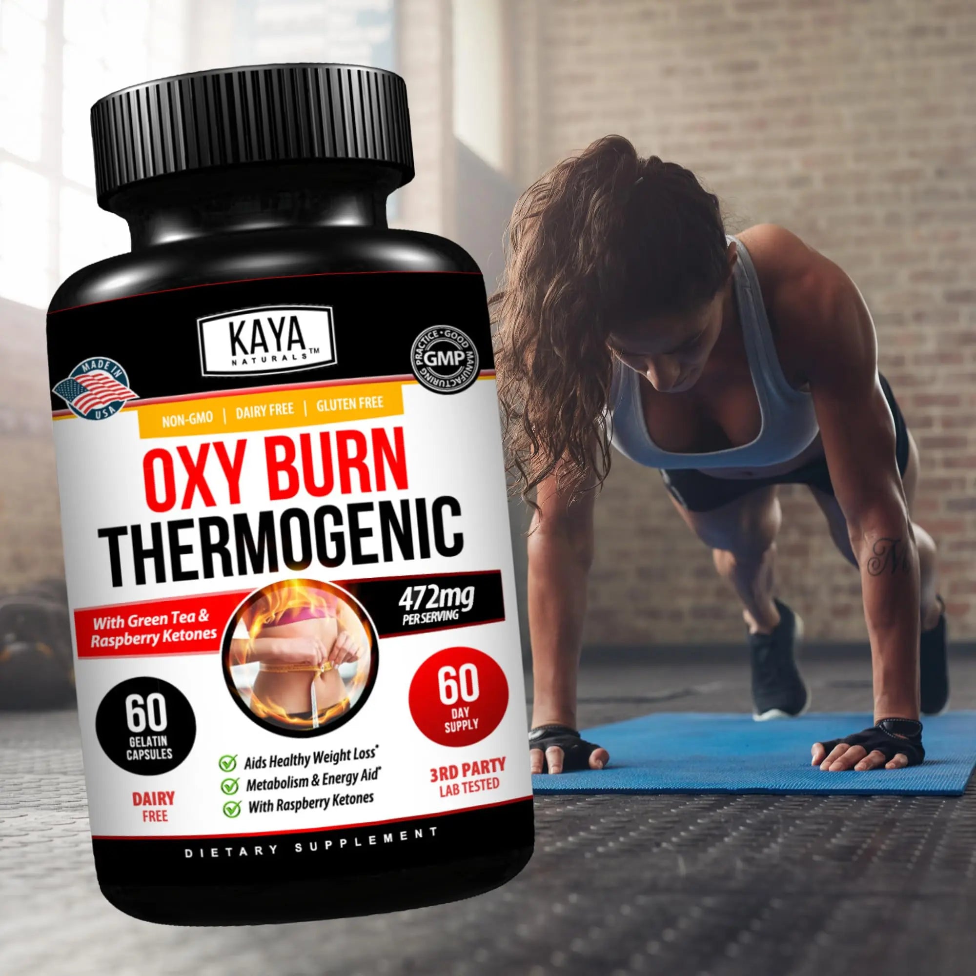 Kaya Naturals Supreme Fat Burner - Weight Loss Pills Women & Men - Appetite Suppressant Supplement - Powerful Thermogenic Diet Pills Kaya Naturals uk supplements