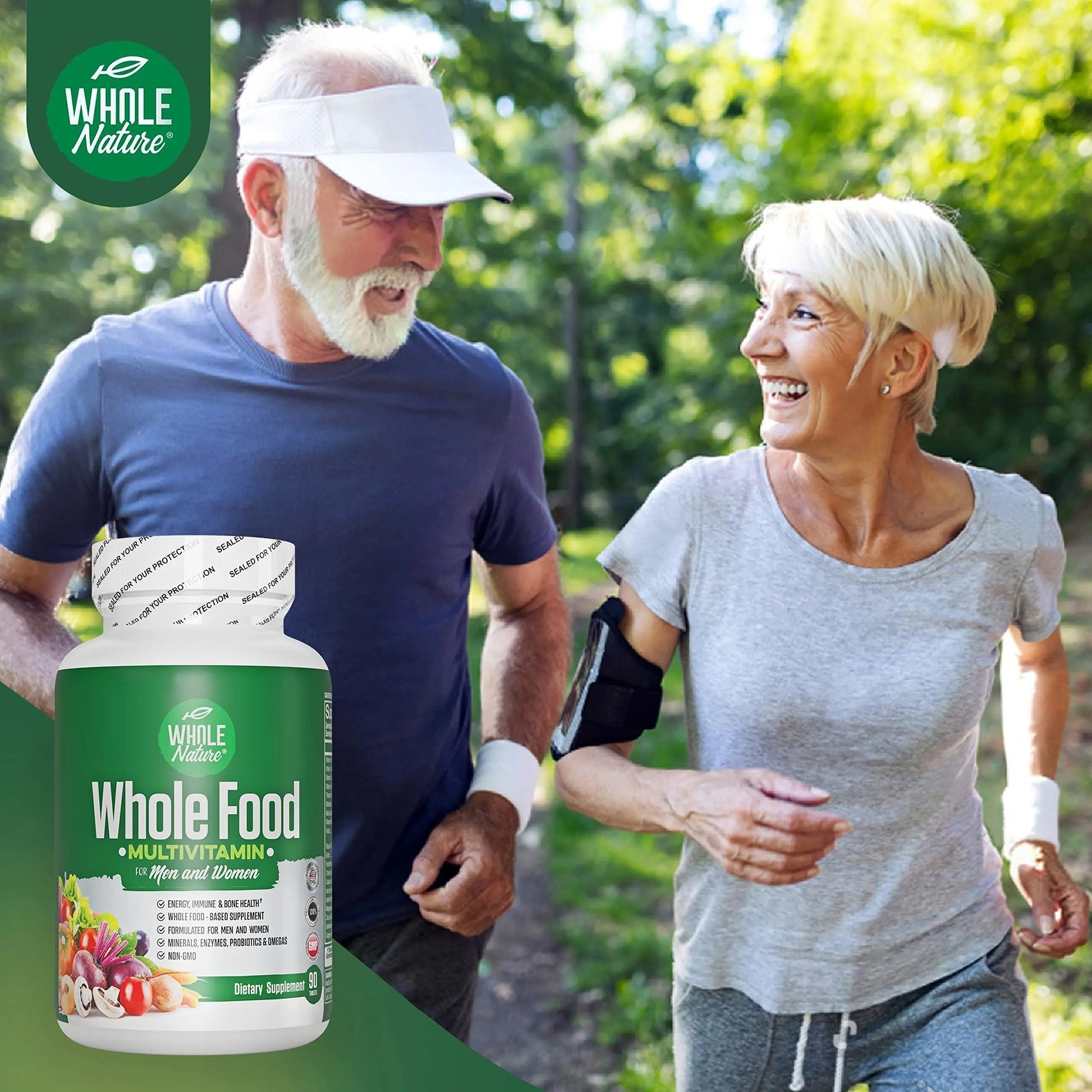 Whole Nature Whole Food Multivitamin for Men and Women Complete Daily Superfood Vitamins Plus Minerals Digestive Enzymes Whole Nature uk supplements