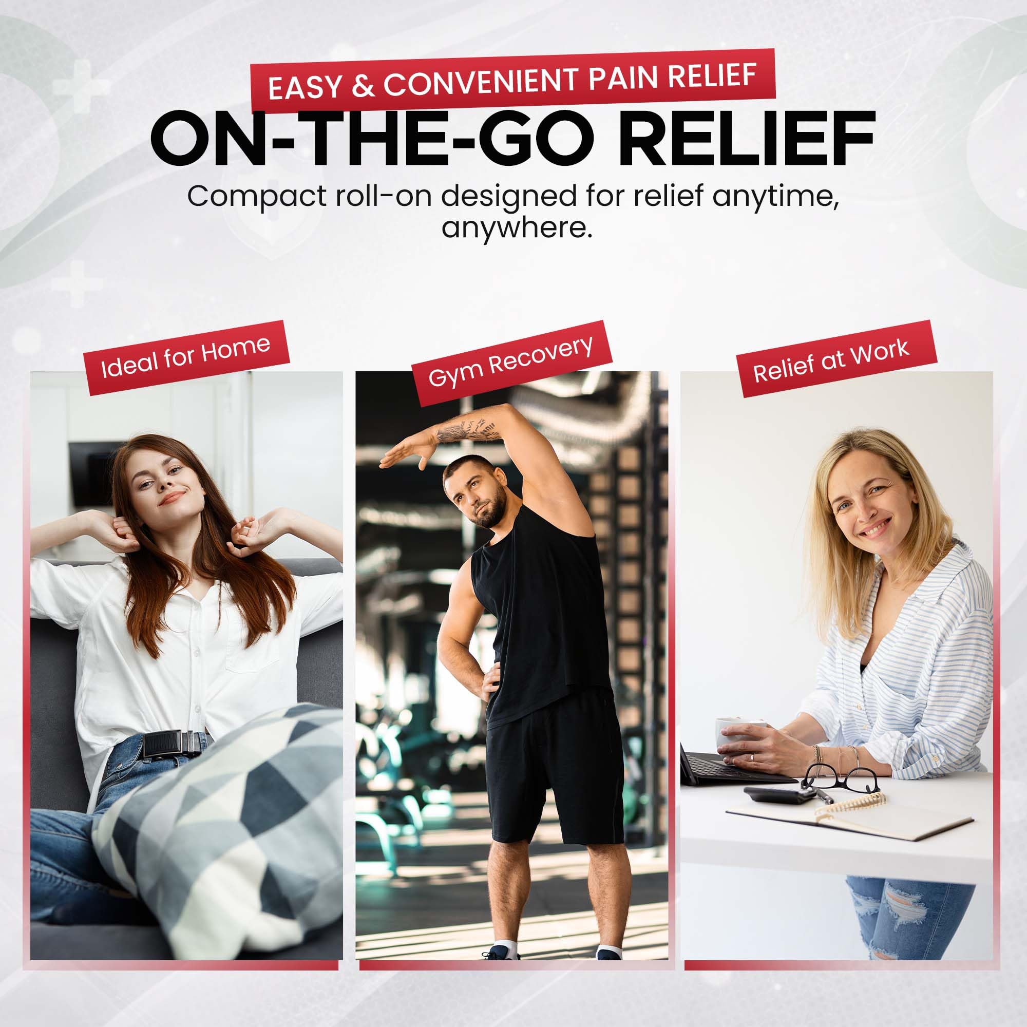 BIO-RELIEF +CH Pain Relief Roll On w 10% Methanol | Highly Effective, Cool & Topical Pain Relief Extra Strength for Arthritis,Muscle,Joint & Back | Easy Roll On Maximum Strength, Made in USA Scientific Solutions Global uk supplements