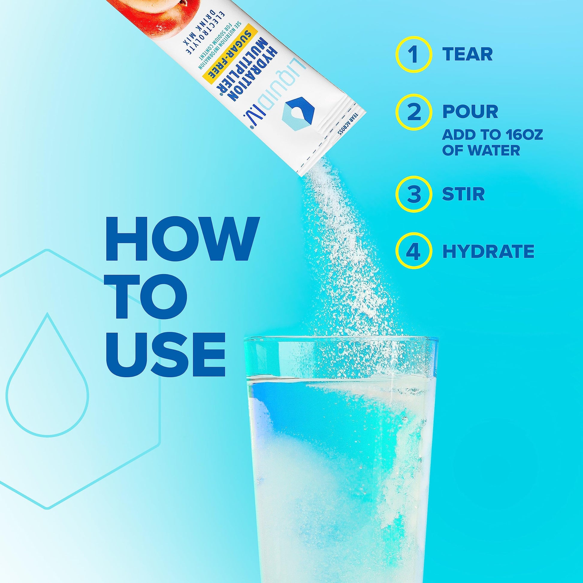Liquid I.V. Sugar-Free Hydration Multiplier - White Peach – Hydration Powder Packets Liquid I.V. uk supplements