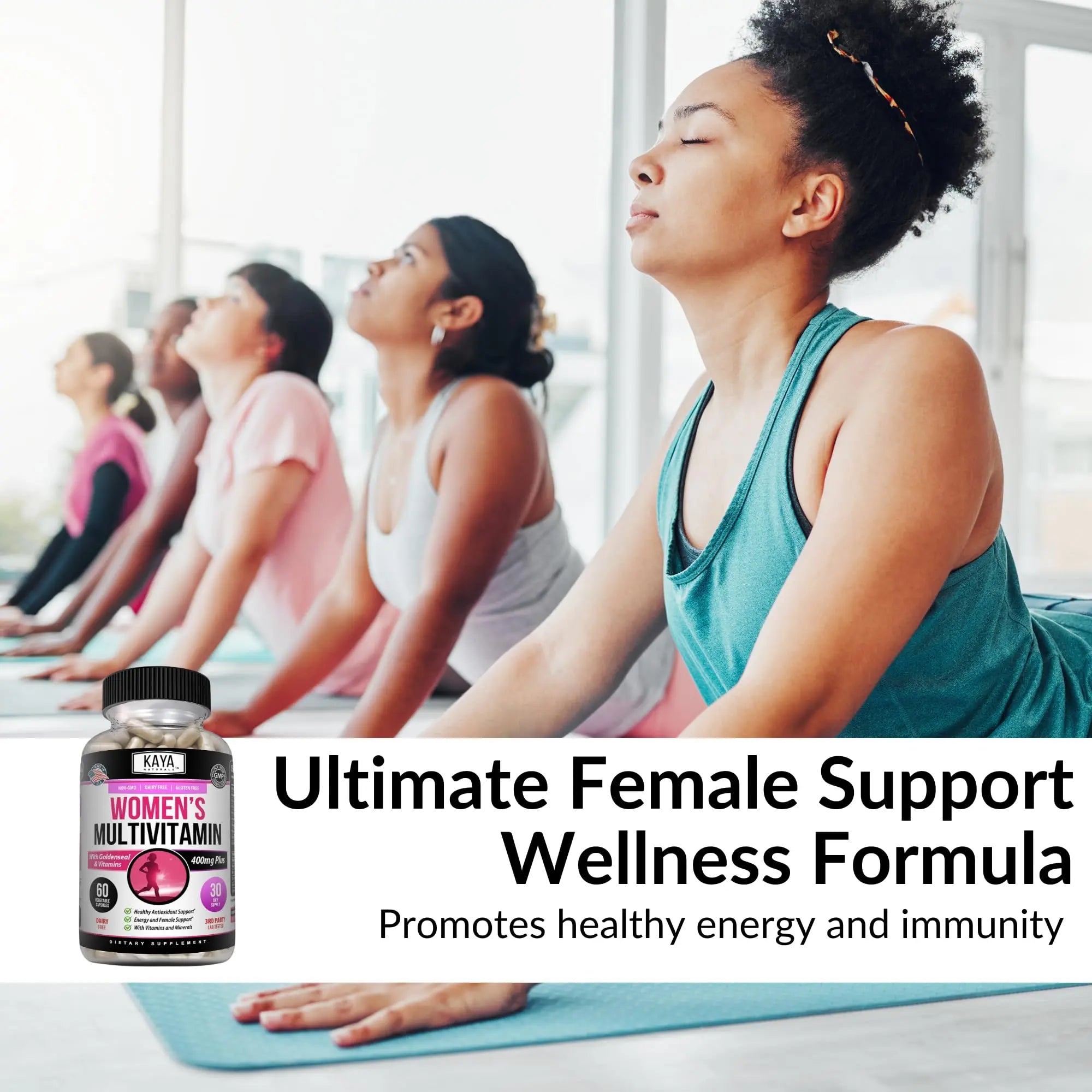 Kaya Naturals Women's Multivitamin, Overall Healthy Antioxidant, and Immune Support, Vitamins A, D, C, E, Biotin Kaya Naturals uk supplements