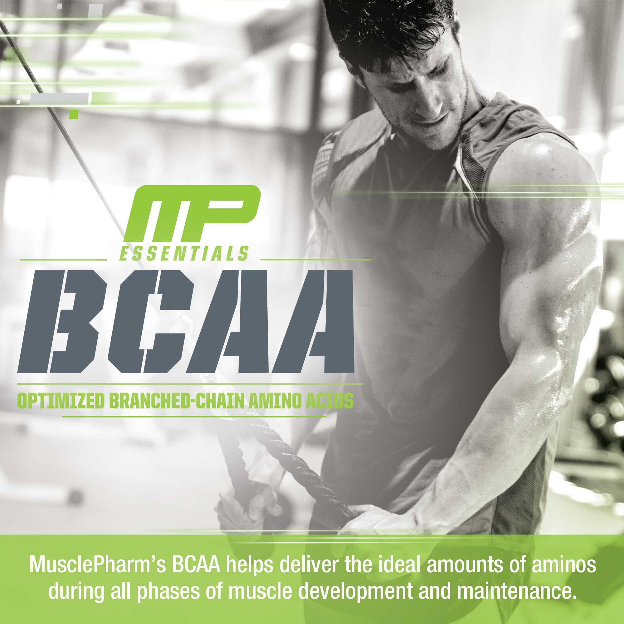 MusclePharm Essentials BCAA Powder, Pre & Post Workout Recovery Drink, Supports Muscle Pharm uk supplements