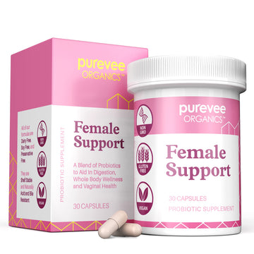Purevee Organics Vaginal Probiotics for Women, 10 Essential Probiotic Strains, Vaginal + pH Balance Purevee Organics uk supplements