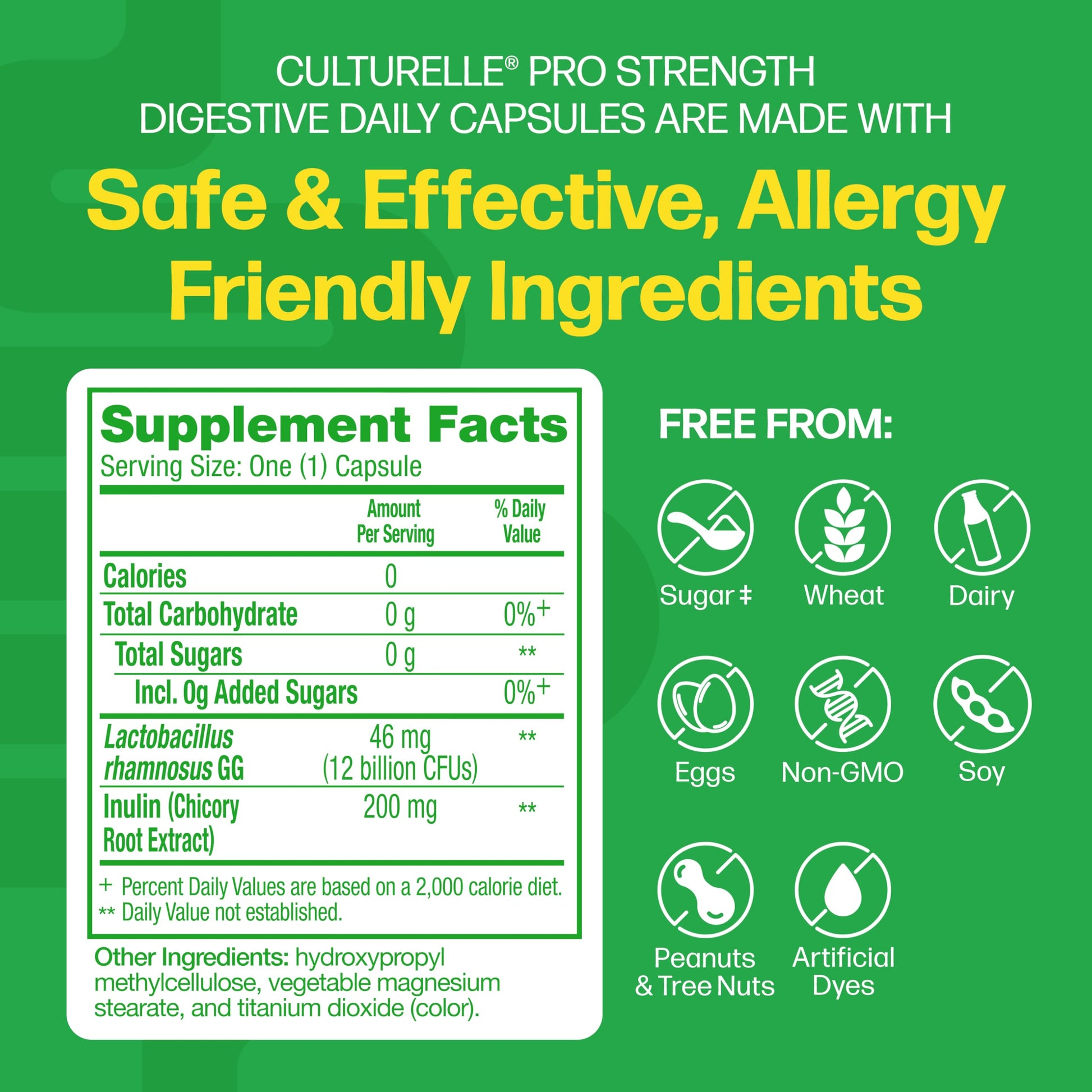 Culturelle Pro Strength Daily Probiotics For Digestive Health (2 Month Supply) with Prebiotics for Women & Men, Supports Occasional Diarrhea, Gas & Bloating, Gluten & Soy Free, 60 Count Culturelle uk supplements