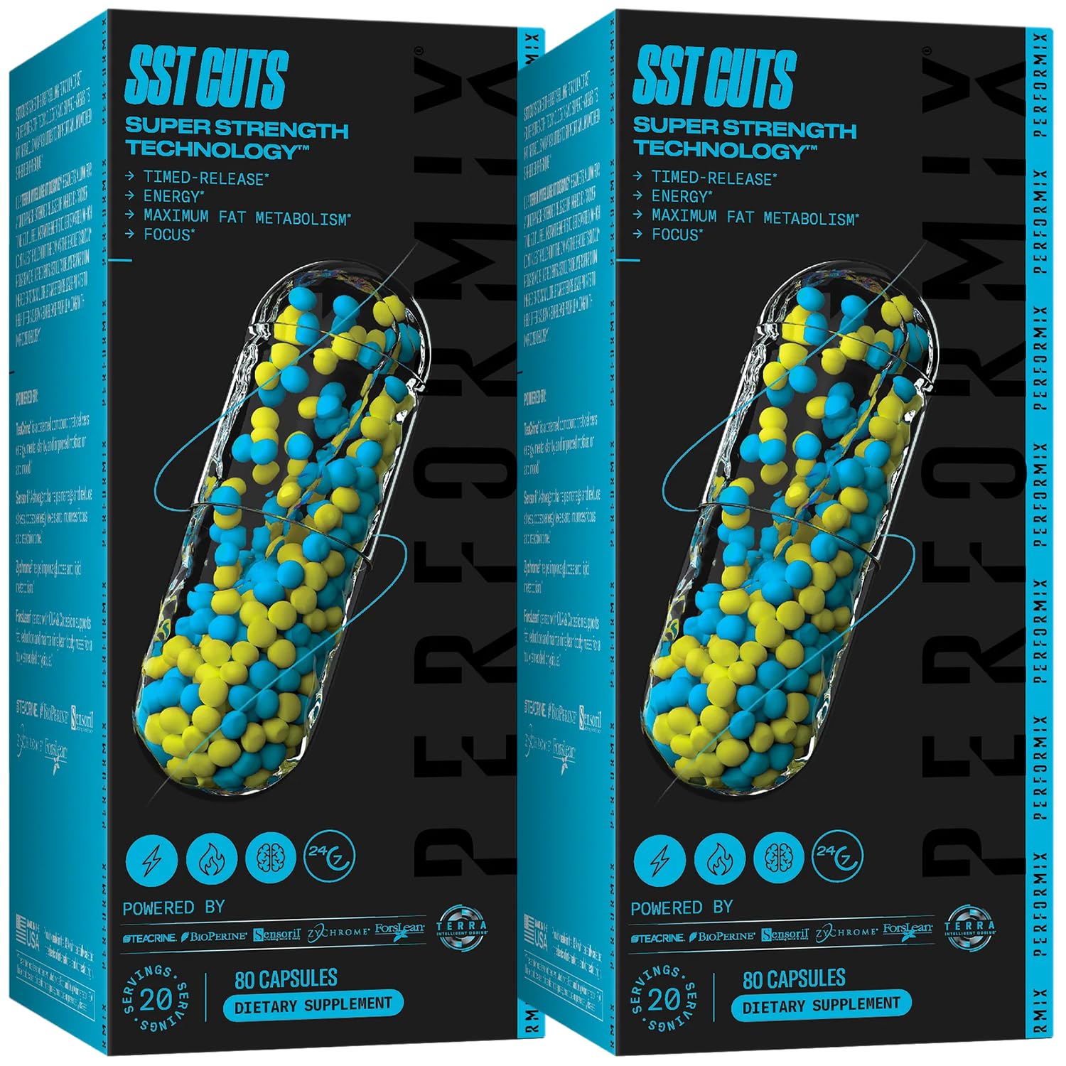 PERFORMIX - SST Cuts - Thermogenic with CLA - Energy, Focus & Mood PERFORMIX uk supplements