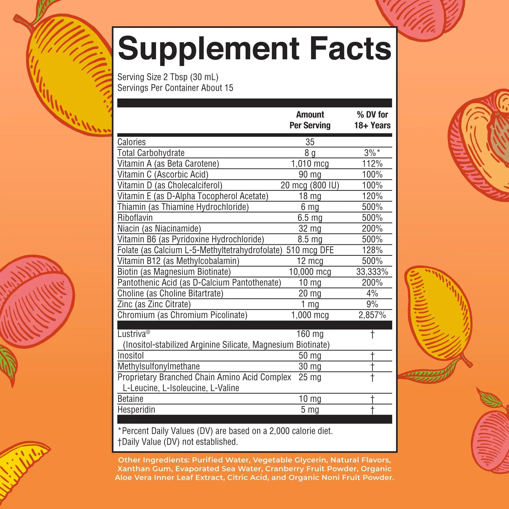 MaryRuth's Morning Multivitamin +Hair Growth (Peach Mango, 15oz), Nighttime Multimineral (Coconut, 15oz) & Probiotic Drops (2oz) | MARYRUTH'S uk supplements