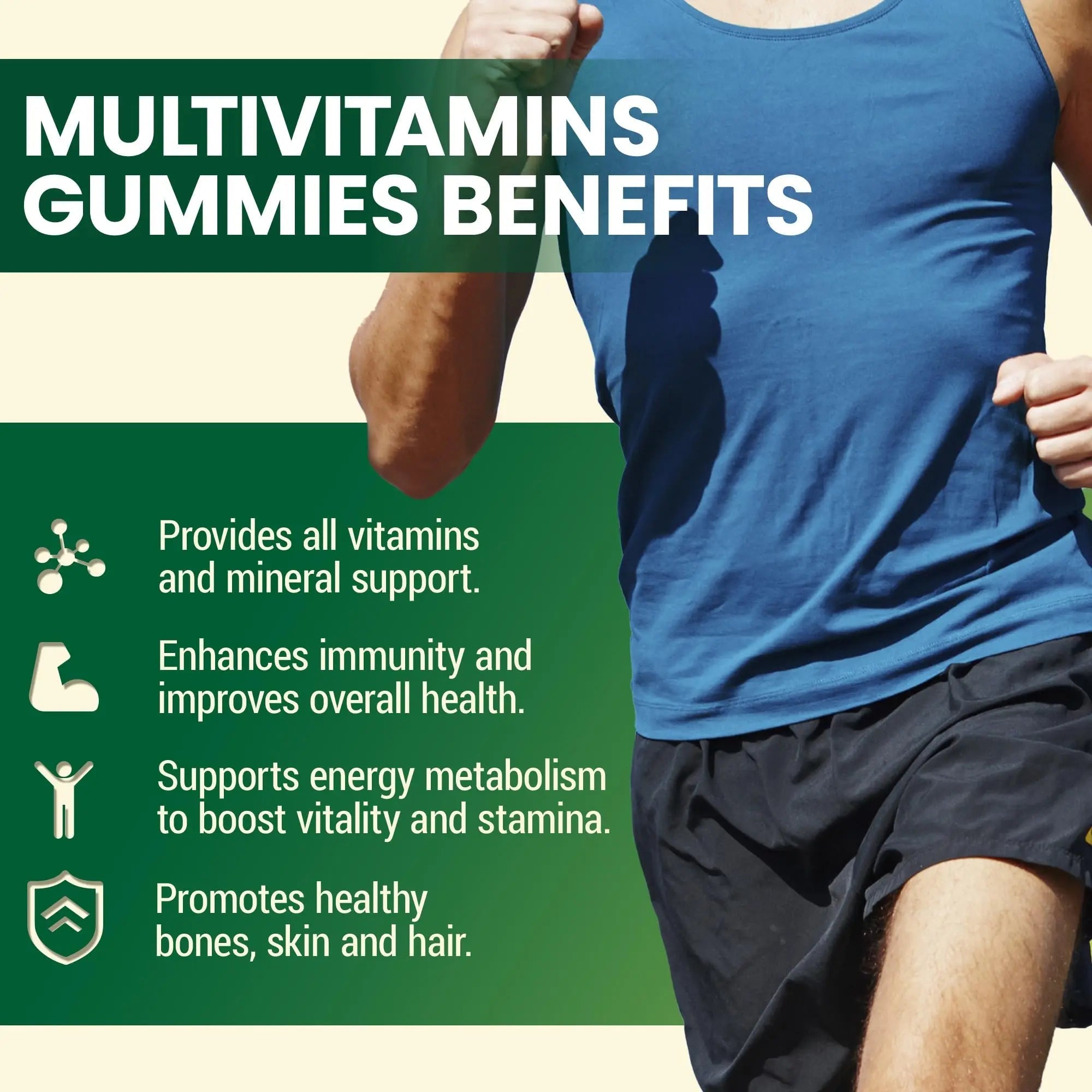 I LOVE HEALTH® 15-in-1 Multivitamin Gummies for Adults & Kids - Enhanced Formula with Vitamin A, C, D3, E, B12, Zinc, Magnesium & More I LOVE HEALTH uk supplements