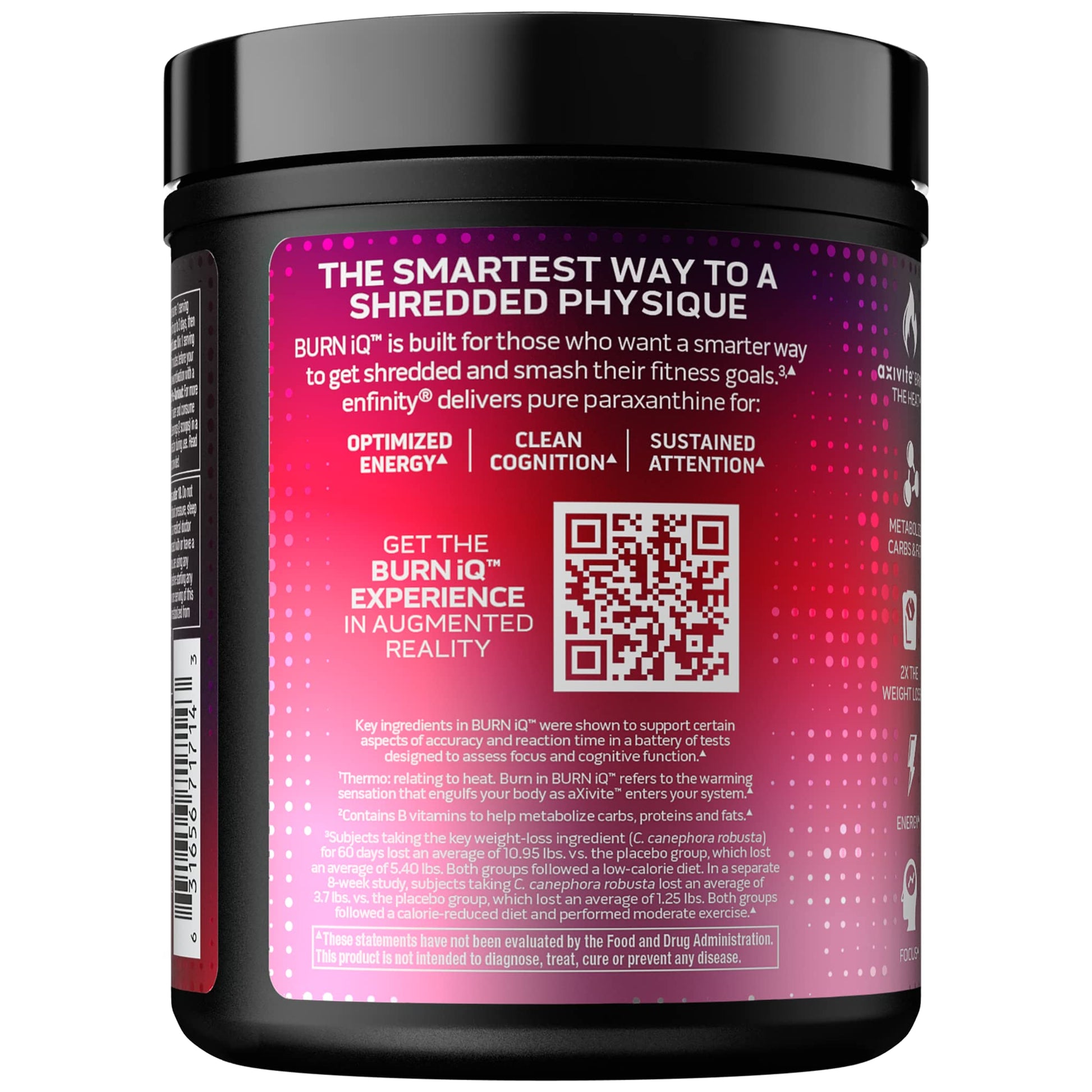 MuscleTech Burn IQ Smart Thermo Supplement Fueled with Paraxanthine Enhanced Energy MuscleTech uk supplements