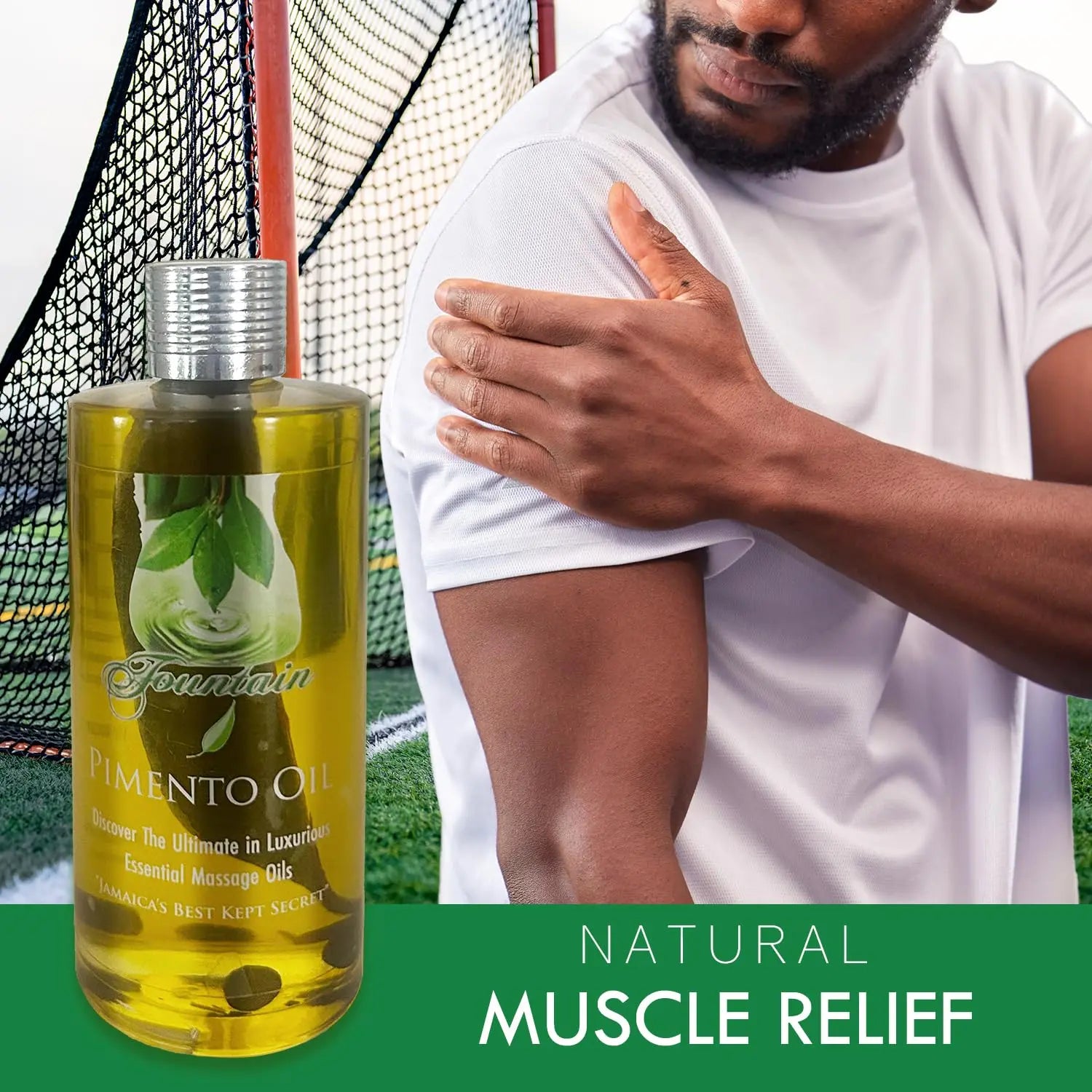 Fountain Pimento Oil 3.5oz for Natural Massage Therapy, Muscle Relief Oil Fountain uk supplements