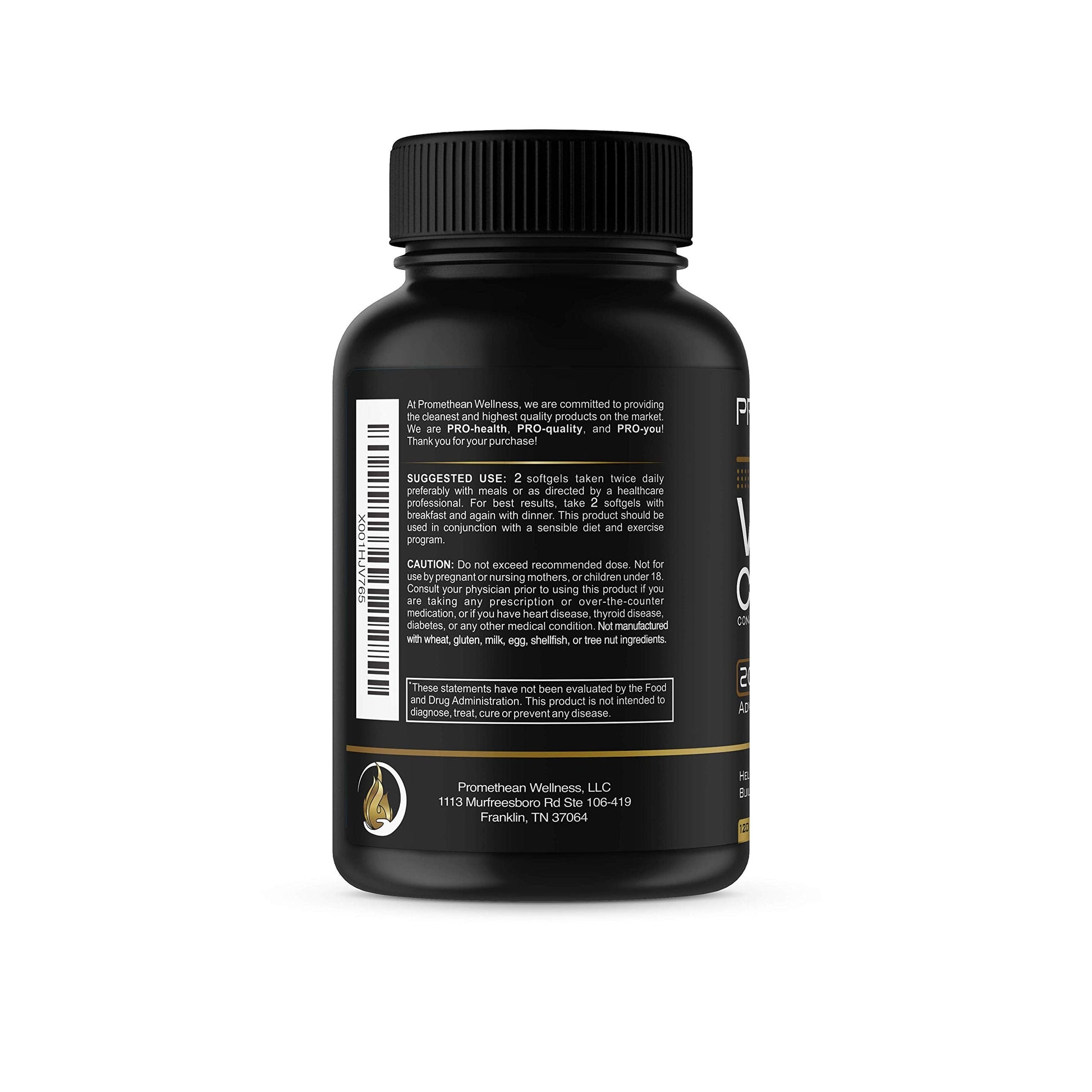 Vegan CLA Pro 2000 mg Pure Premium CLA Safflower Oil Conjugated Linoleic Acid Best Promethean Wellness uk supplements