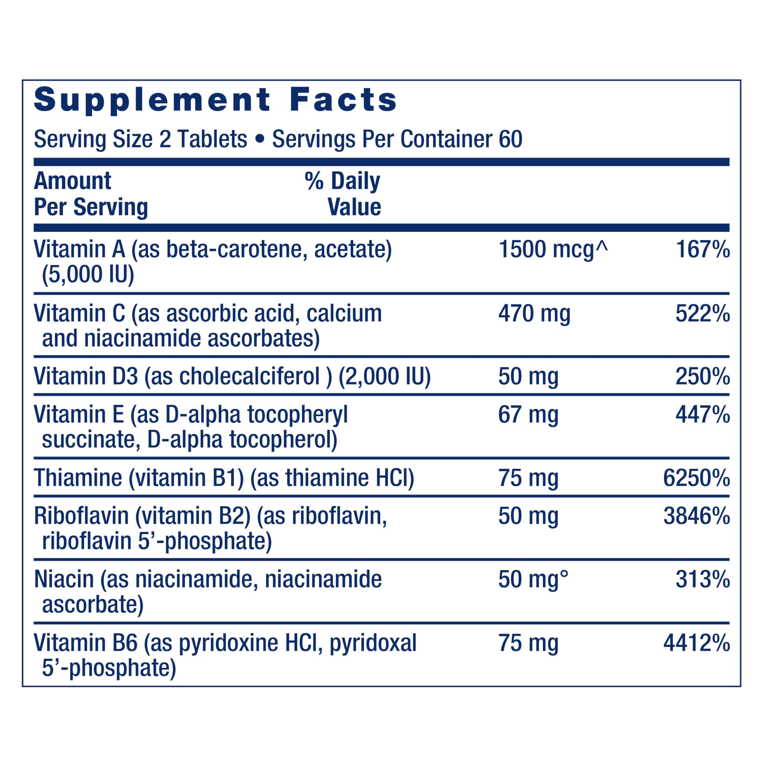 Life Extension Two-Per-Day Multivitamin - Packed with Over 25 Vitamins, Minerals & Extracts -Vitamins B6, C, D - Zinc - Two-Month Supply Life Extension uk supplements
