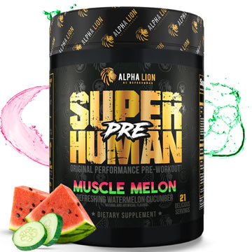 ALPHA LION Superhuman Pre Workout Powder, Beta Alanine, L-Taurine & Tri-Source ALPHA LION uk supplements