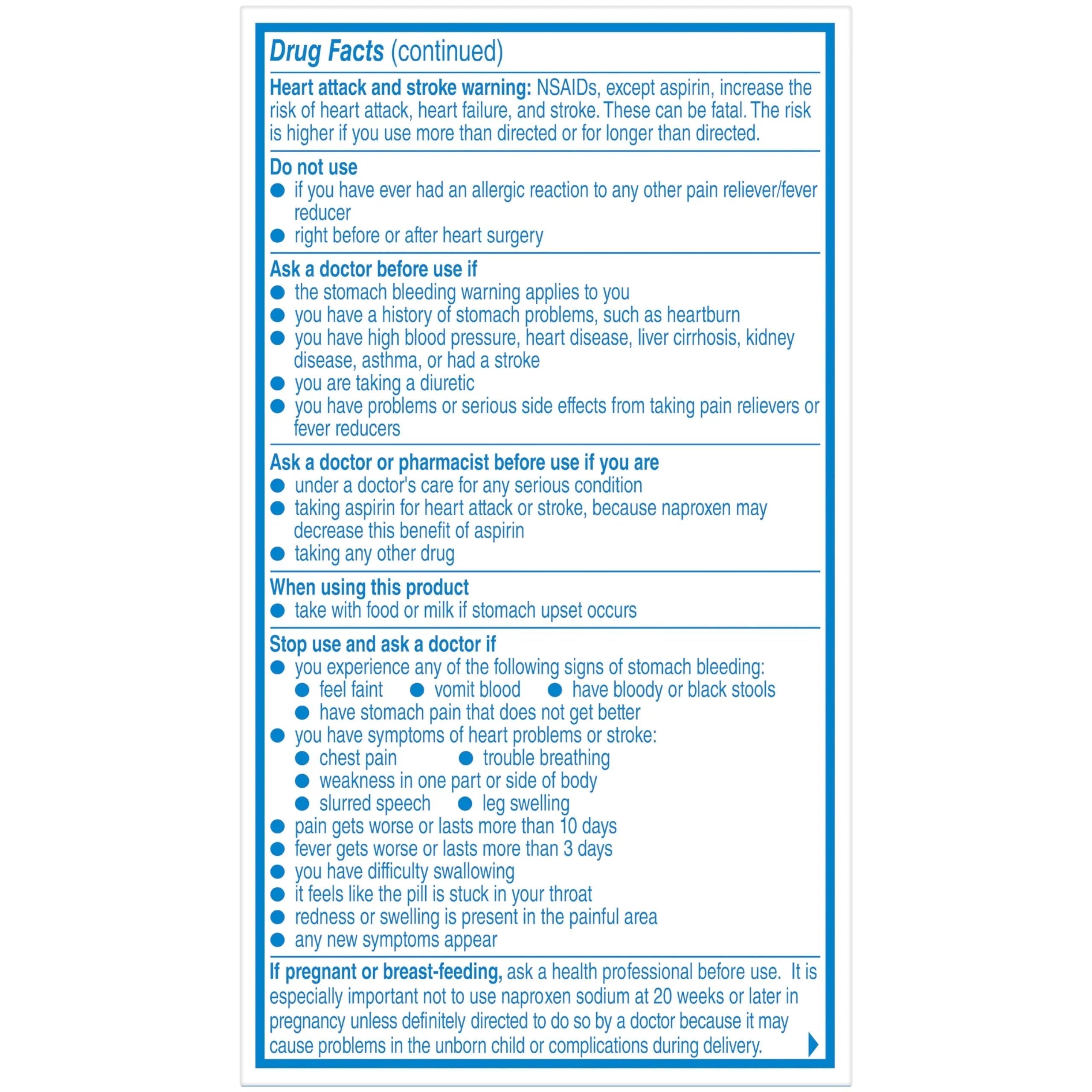 Aleve Pain Relief Naproxen Sodium Caplets ‐ 50 Count Aleve uk supplements