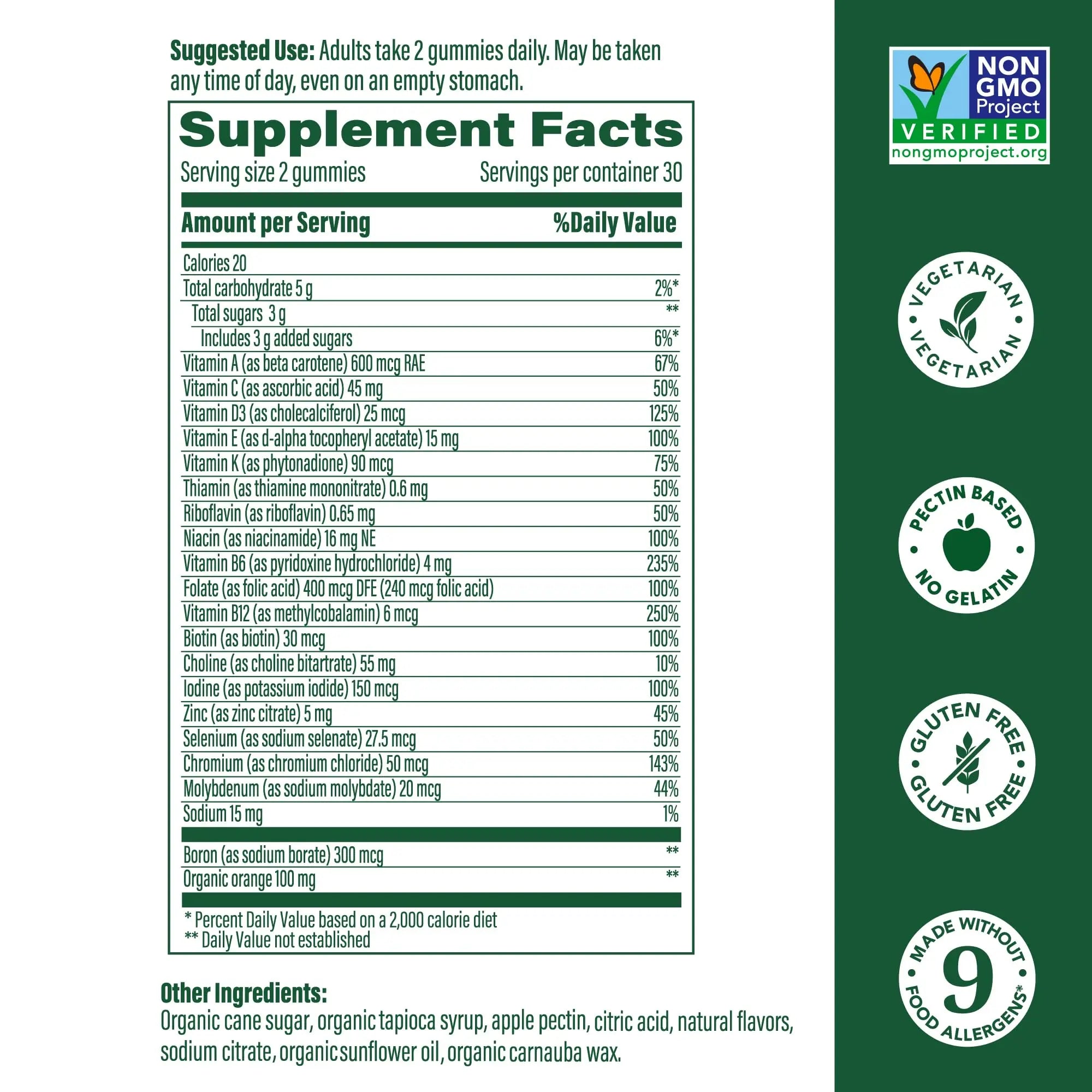 MegaFood Women's Multi - Multivitamin for Women - Gummy Vitamins - Vitamin C, Vitamin D, Zinc, Vitamin B12 & Choline - Immune Support & Bone Health MegaFood uk supplements