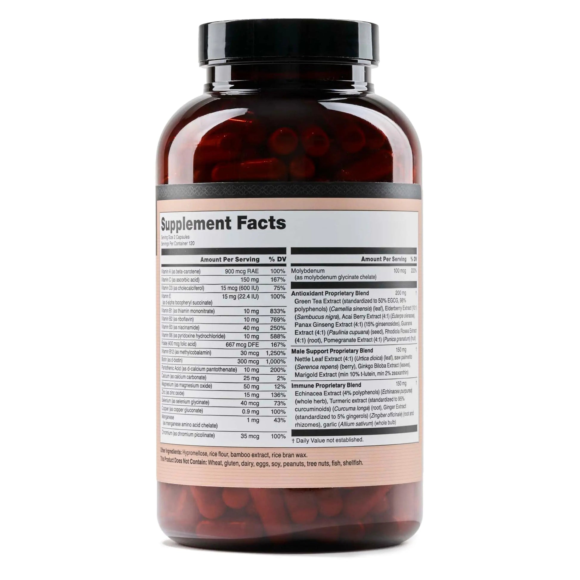 NatureWise Multivitamin for Men - Daily Male Support - Minerals & Herbs for Energy, Performance, Immunity - with Vitamin A, C, D, B-Complex NatureWise uk supplements