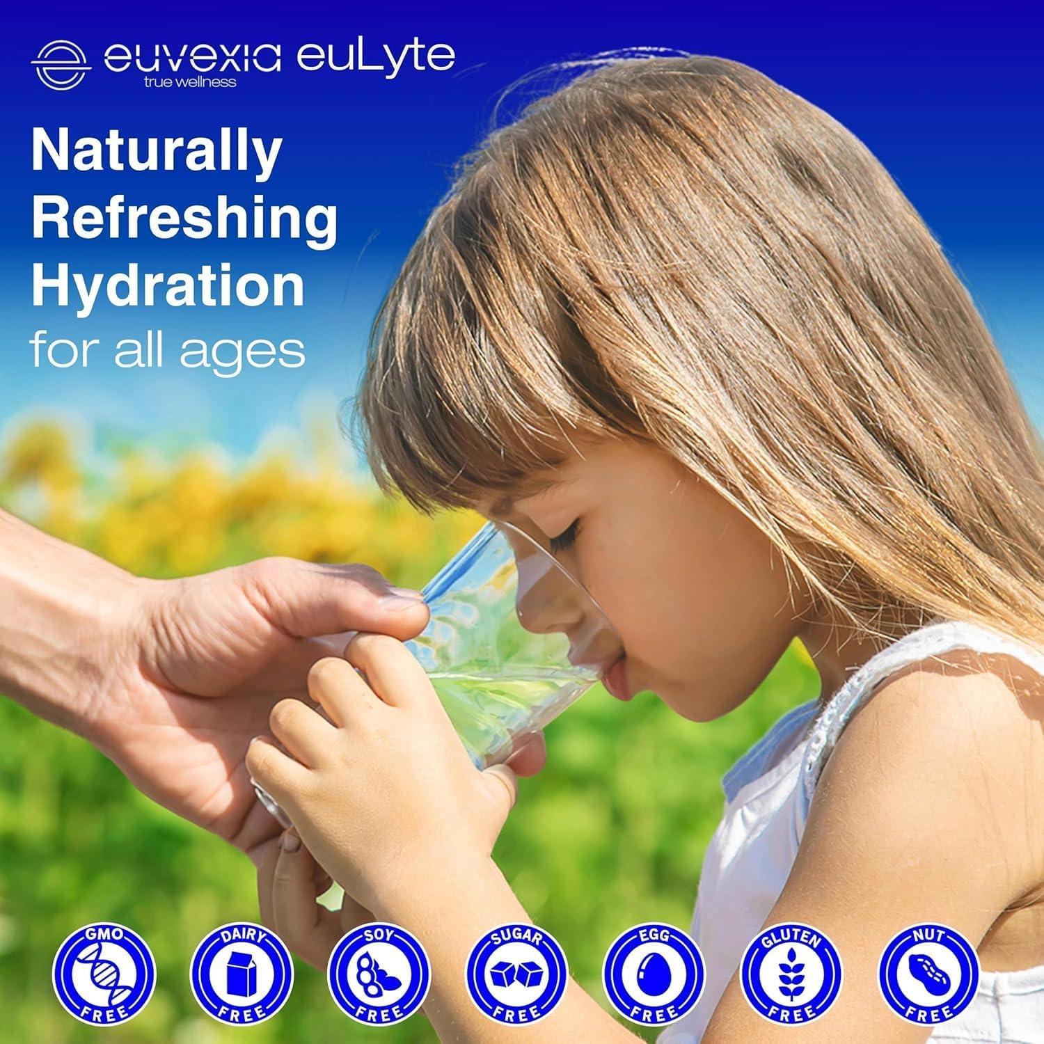 Dr Ekberg euLyte Instant Hydration Electrolytes Powder Zero Sugar Carb Calorie Lemon Lime Drink Mix • 80+ Minerals Magnesium Potassium Calcium Trace Minerals Euvexia uk supplements