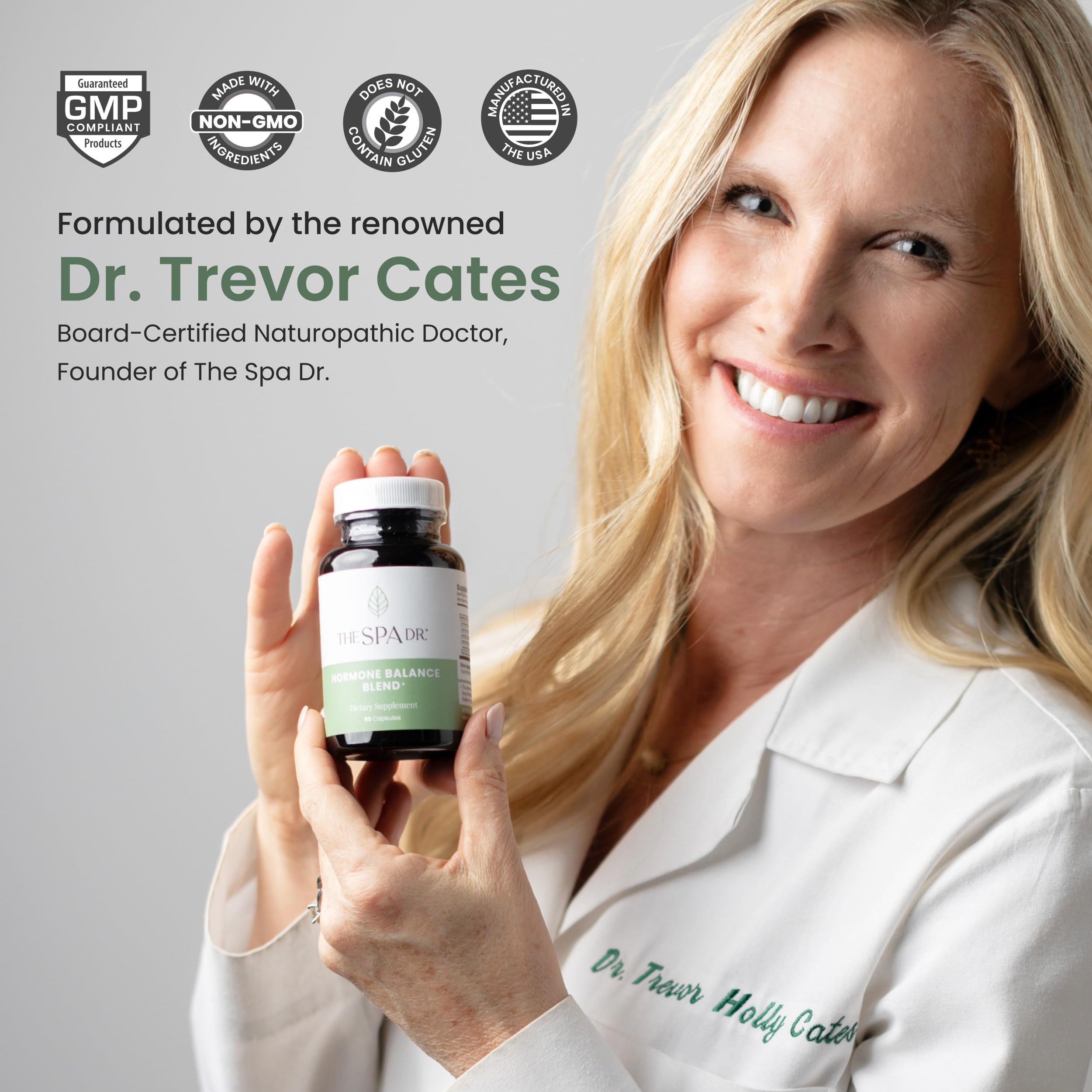 The Spa Dr. Hormone Balance for Women - Menopause Supplements for Women with Saw Palmetto, Chaste Tree Berry, Dong Quai for Night Sweats, Hot Flashes & Mood Swings - Menopause Support - 60 Capsules The Spa Dr. uk supplements