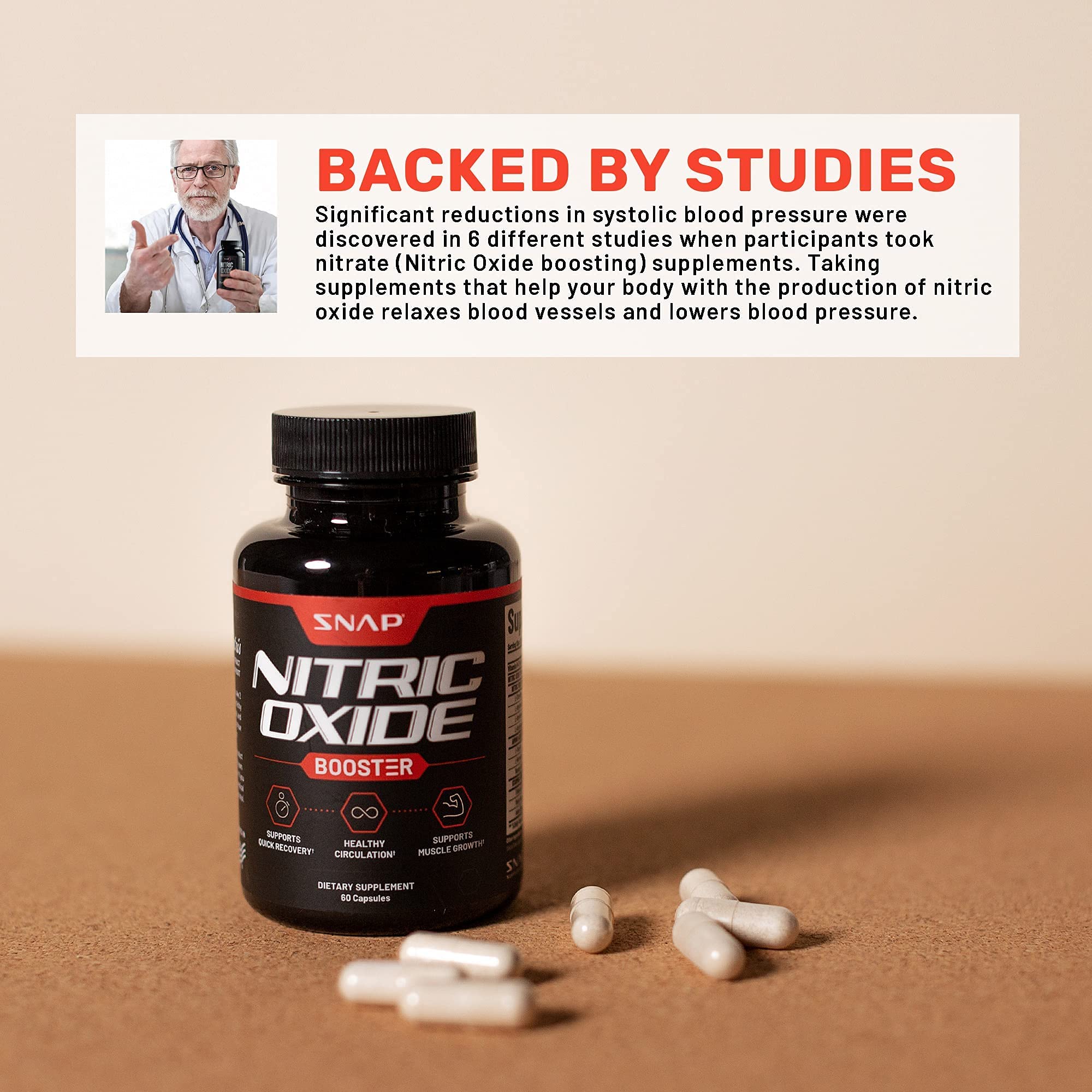 Nitric Oxide + Single Serve Beets (2 Products) Snap Supplements uk supplements
