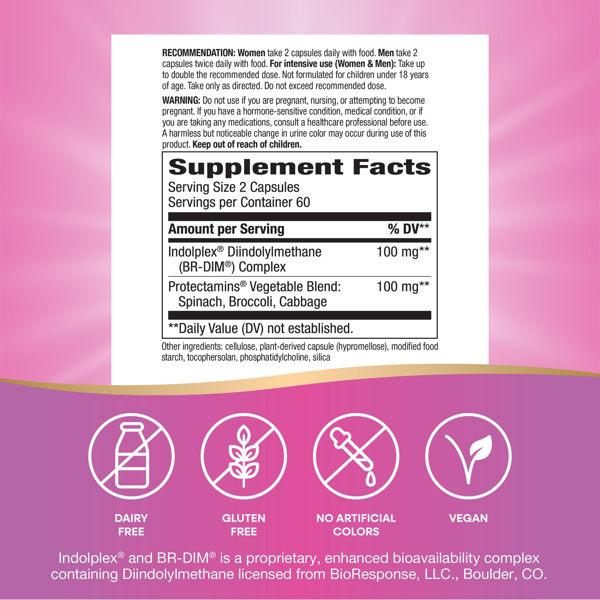 Nature's Way DIM-Plus, DIM Supplement, Supports Balanced Estrogen Metabolism*, Supports Estrogen Hormone Balance*, Diindolylmethane, 120 Vegan Capsules Nature's Way uk supplements