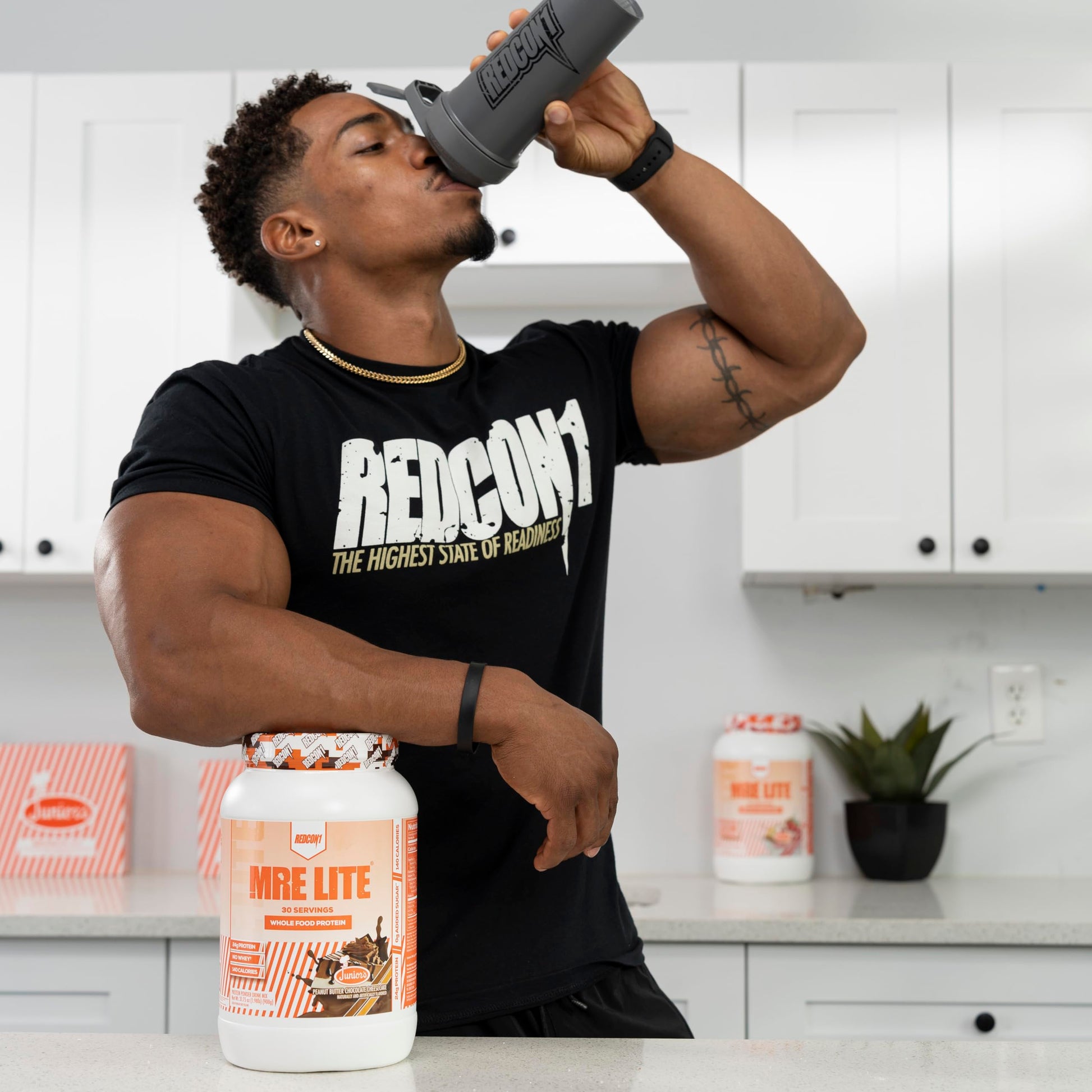 REDCON1 MRE Lite Whole Food Protein Powder, Juniors, Peanut Butter Chocolate REDCON1 uk supplements