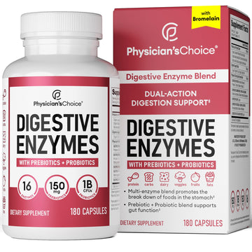 Physician's CHOICE Digestive Enzymes - Multi Enzymes, Bromelain, Organic Prebiotics Physician's CHOICE uk supplements