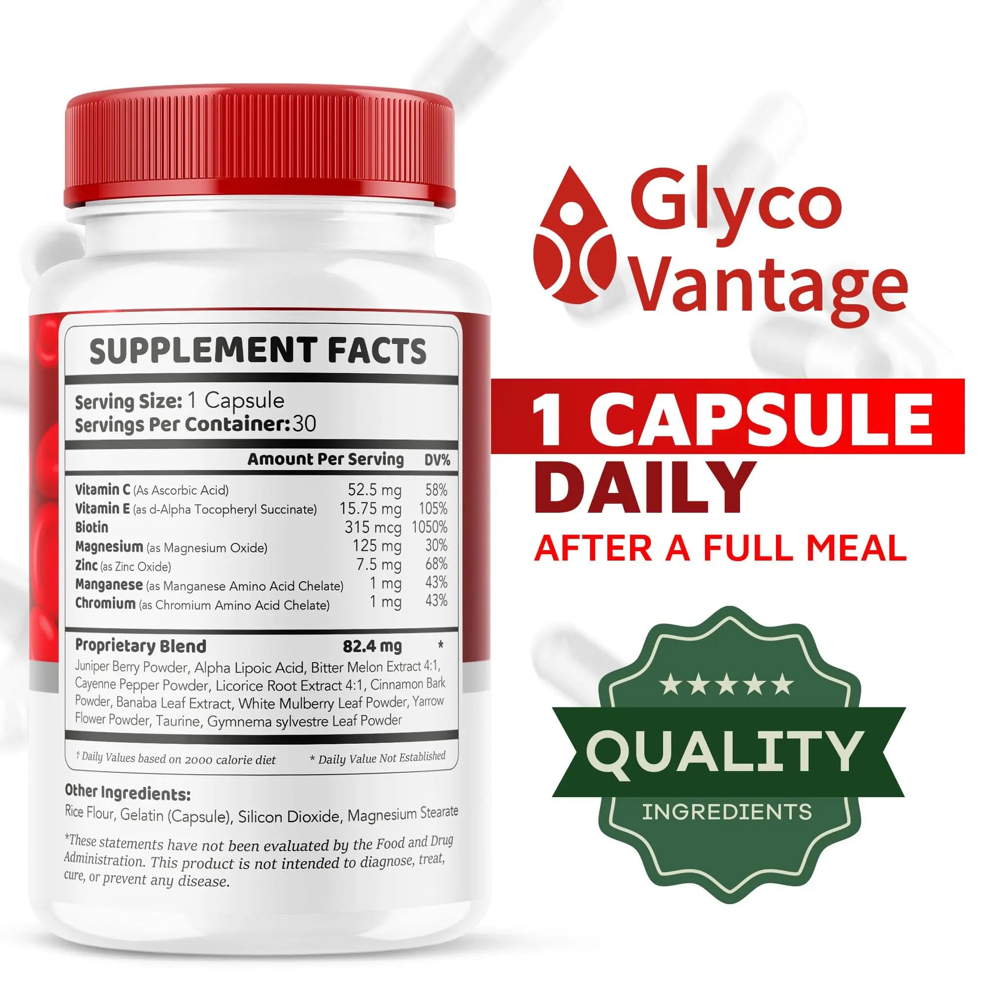 (2 Pack) Glyco Vantage Glyco Optimizer, Glyco Vantage, Glyco Vantage Capsules, Glyco Vantage Joint Optimizer, GlycoVantage Glyco Optimizer Pills, Glyco Vantage Support, 60 Capsules For 2 Months LIVORKA uk supplements