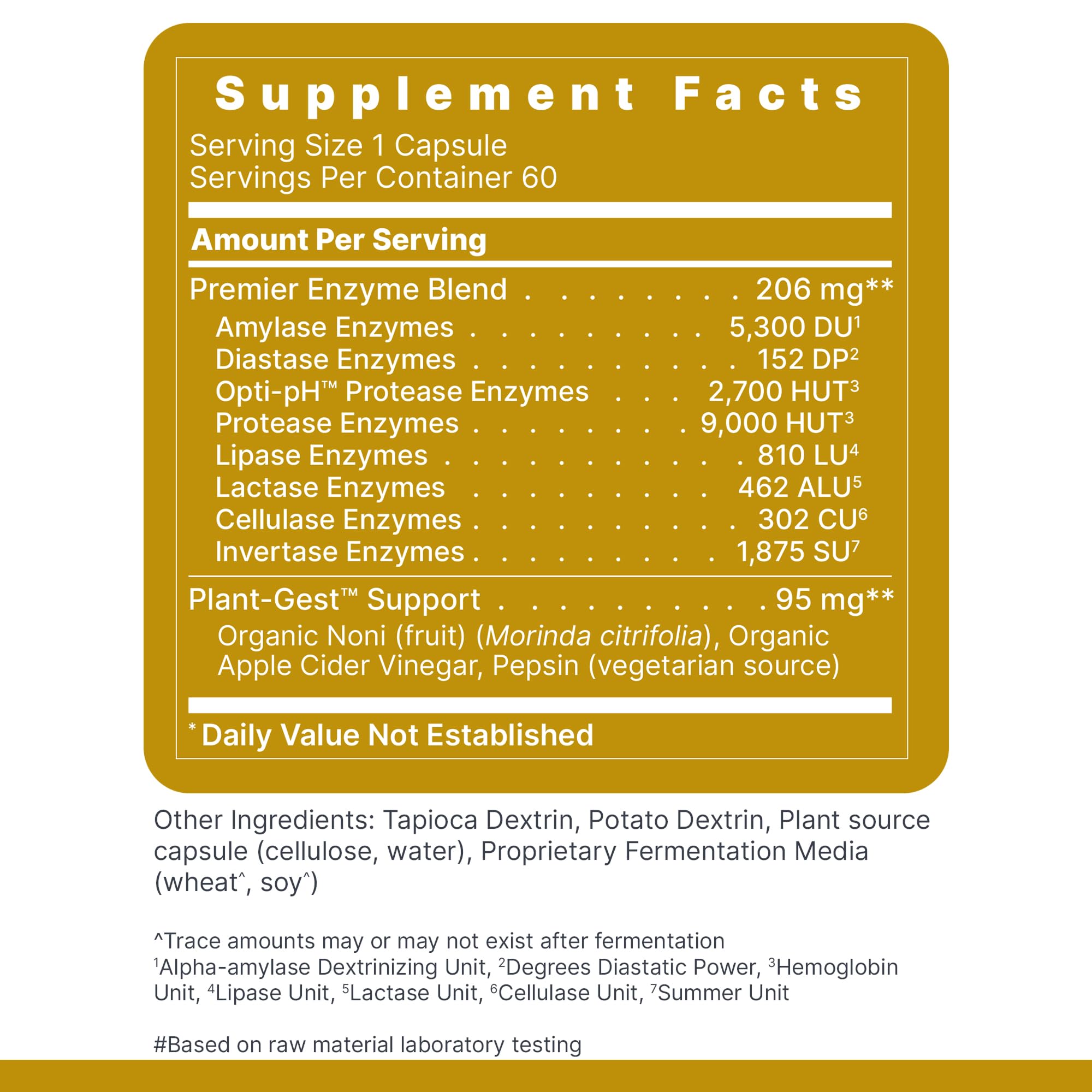 Premier Research Labs Active Digestive Enzymes with Probiotic and Prebiotics - Promotes Full-Spectrum Digestive Support - with Amylase, Protease & Lipase, 60 Plant-Sourced Capsules Premier Research Labs uk supplements