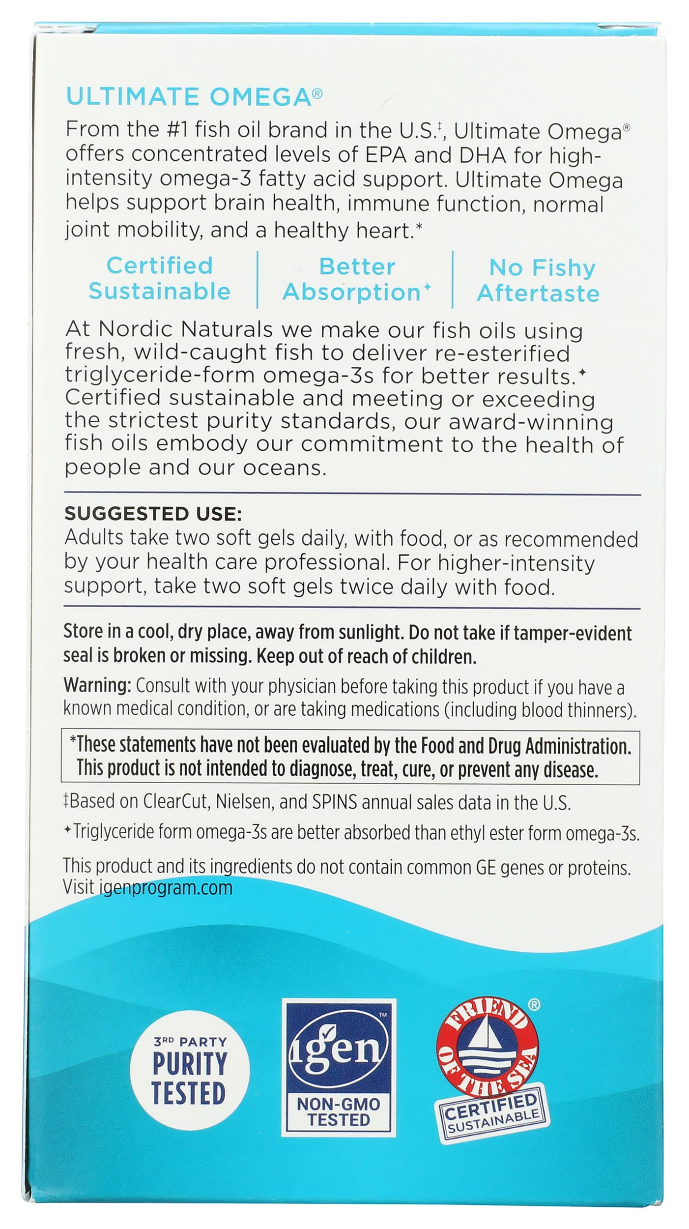 Nordic Naturals Ultimate Omega 1280 MG, 180 CT Nordic Naturals uk supplements