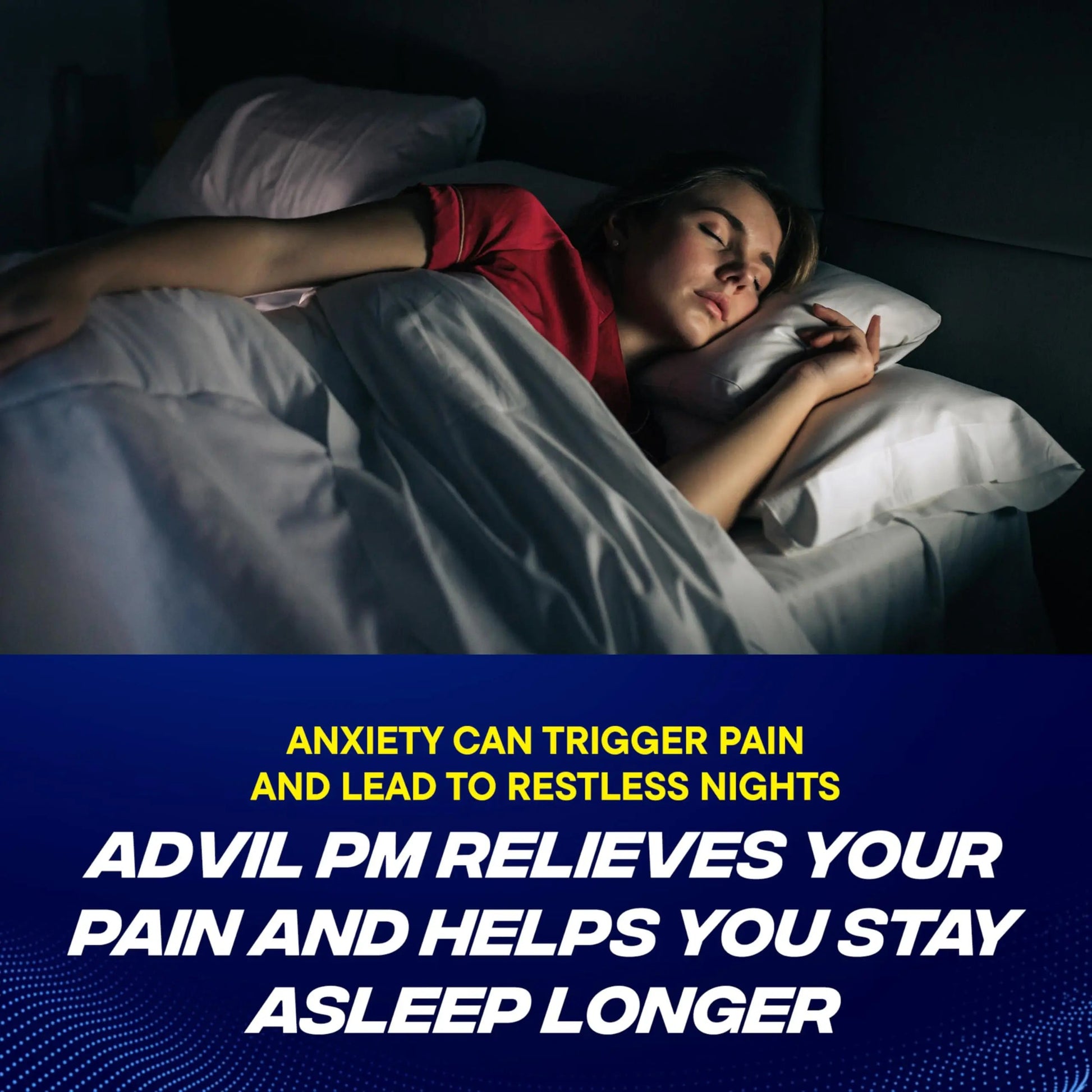 Advil PM Pain Reliever and Nighttime Sleep Aid, Pain Medicine with Ibuprofen for Pain Relief and Diphenhydramine Citrate for A Sleep Aid - 120 Coated Caplets (Pack of 2) Advil uk supplements