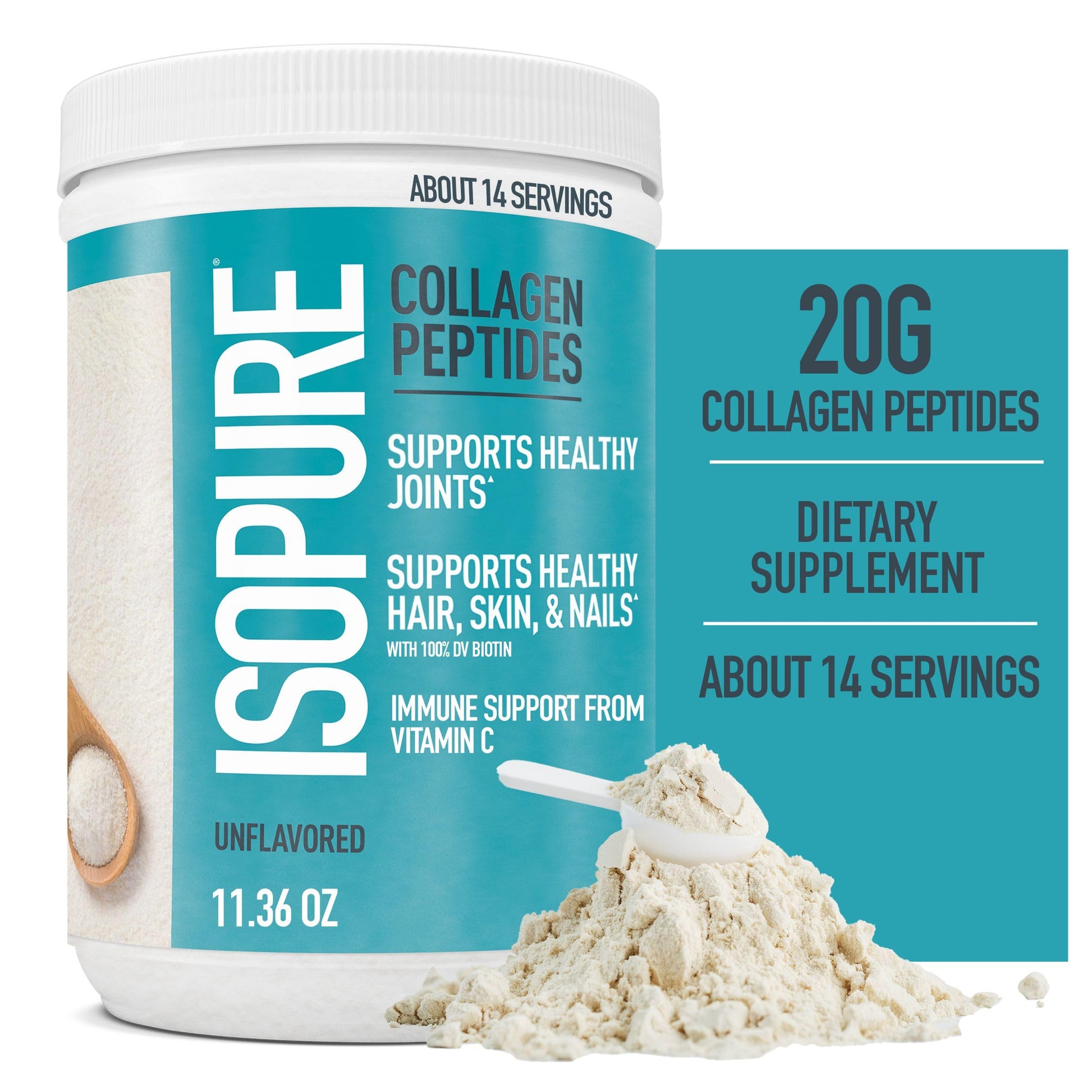 Bundle of Isopure Unflavored Organic Vegan Pea Protein Powder, Dairy Free with Amino Isopure uk supplements