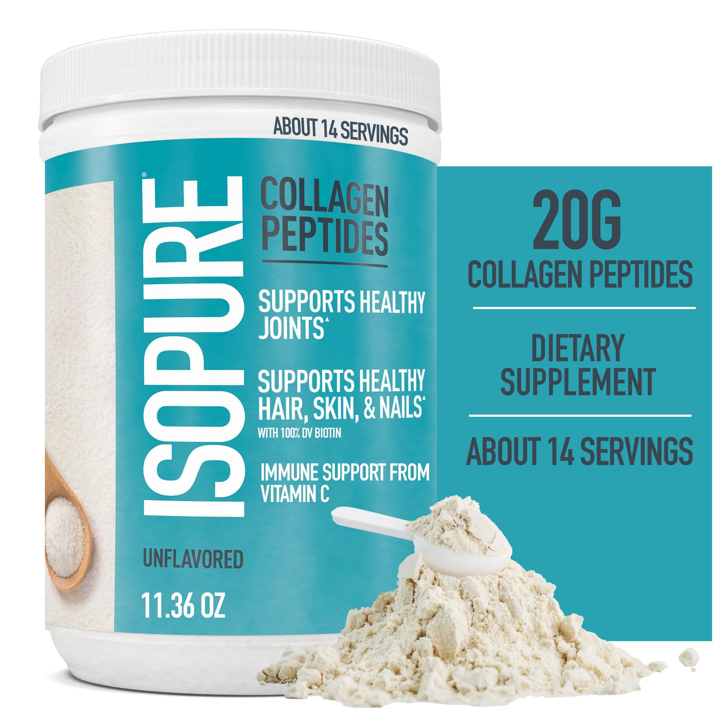 Bundle of Isopure Unflavored Organic Vegan Pea Protein Powder, Dairy Free with Amino Isopure uk supplements