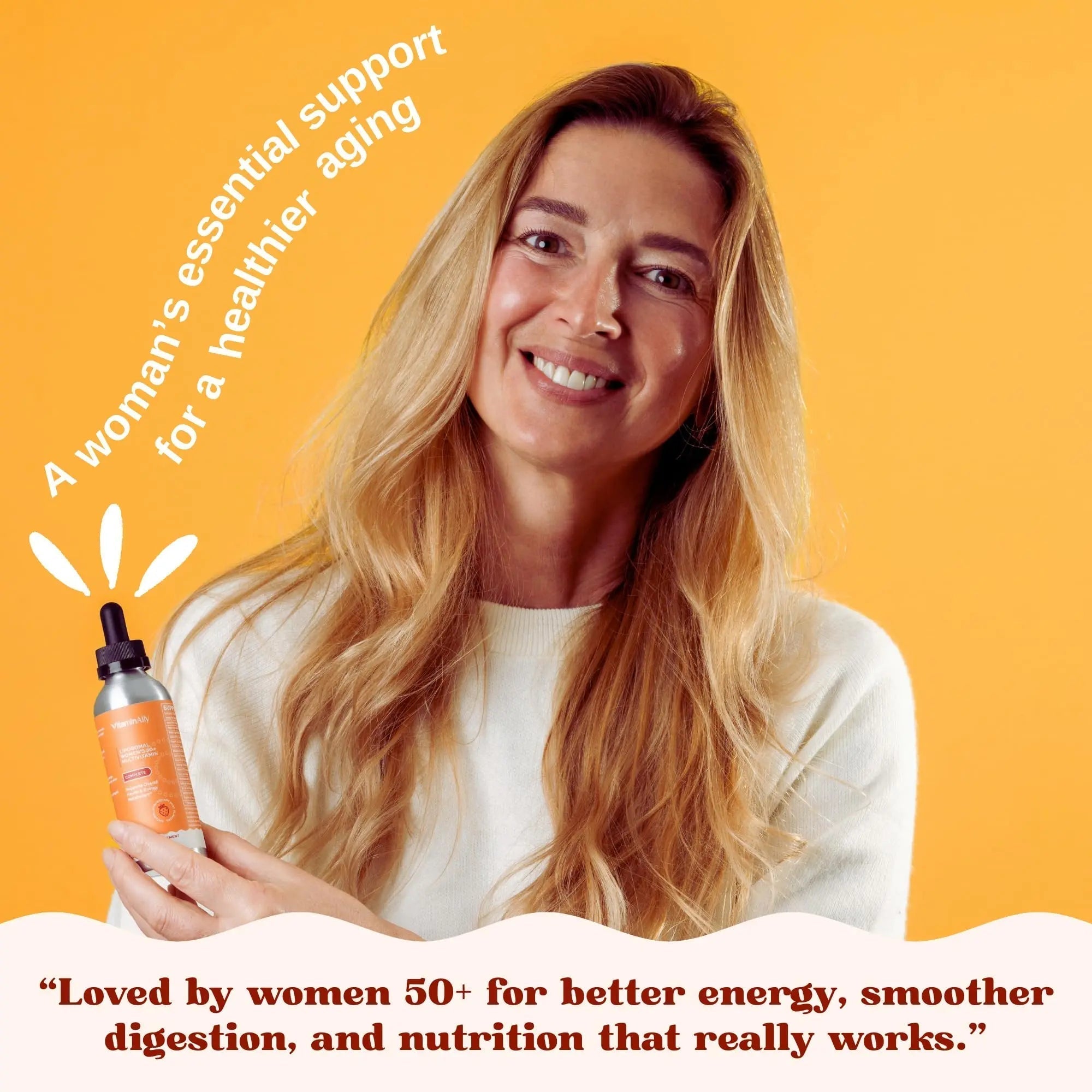 Vitaminally Women’s 50+ Liposomal Liquid Multivitamin – 16 Essential Vitamins & Minerals for Energy, Bone & Immune Support Vitaminally uk supplements