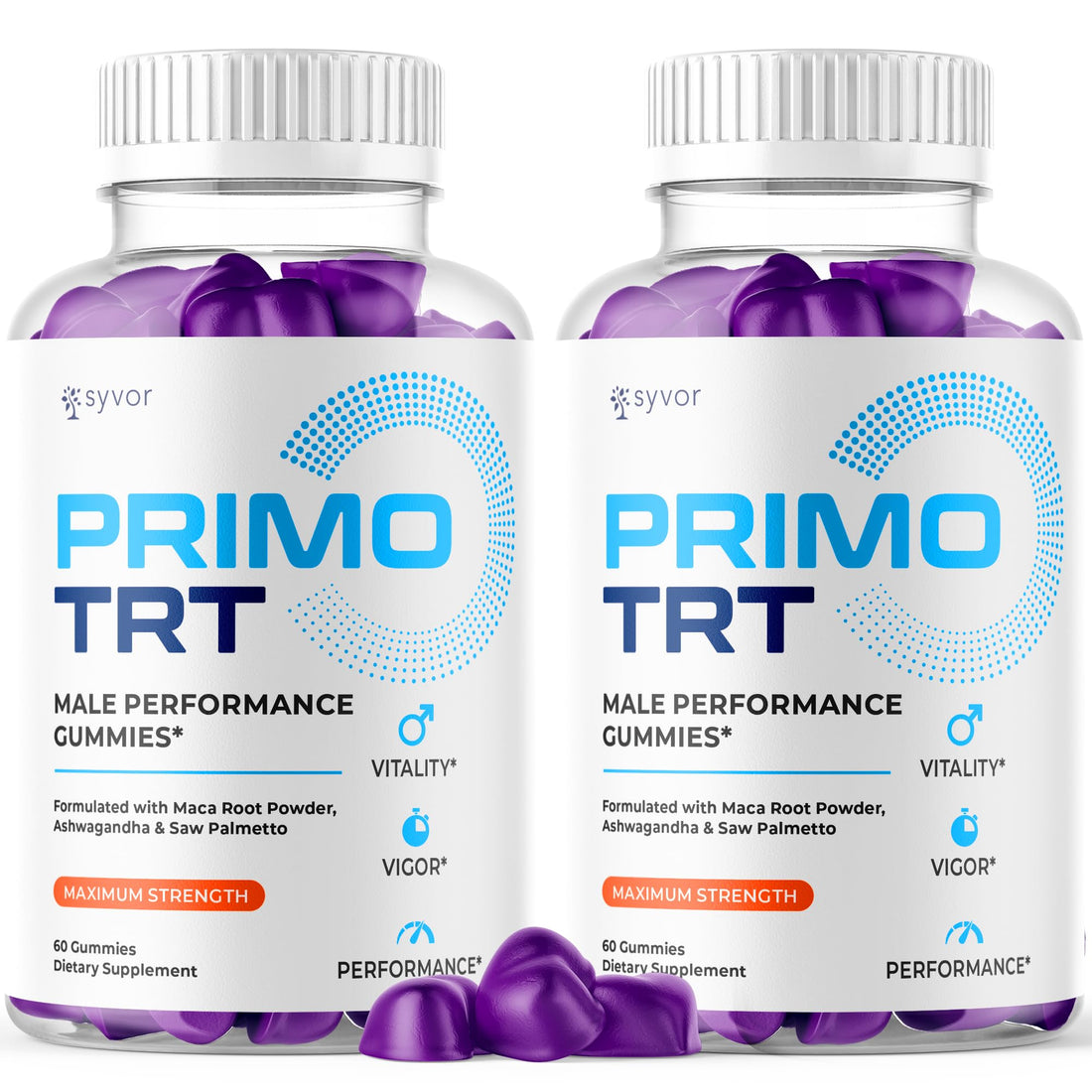 (2 Pack) Primo TRT Gummies for Men, Official Primo TRT Male Performance Gummys with Maximum Strength Ingredients, Advanced PrimoTRT Male Health Support Supplement with Premium Vitamins (120 Gummies) S.O Labs uk supplements