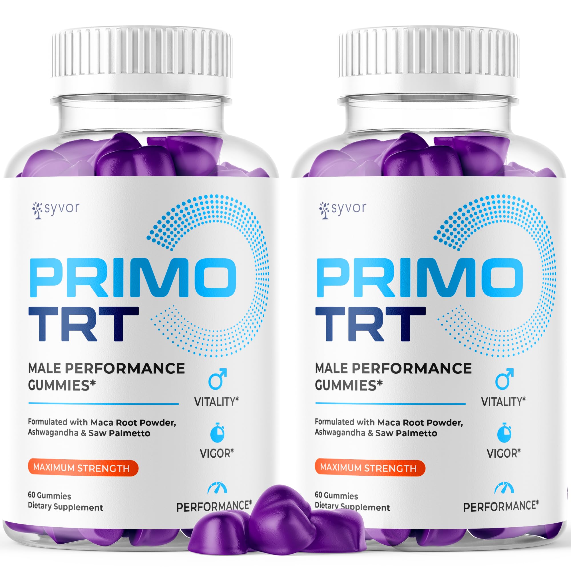 (2 Pack) Primo TRT Gummies for Men, Official Primo TRT Male Performance Gummys with Maximum Strength Ingredients, Advanced PrimoTRT Male Health Support Supplement with Premium Vitamins (120 Gummies) S.O Labs uk supplements