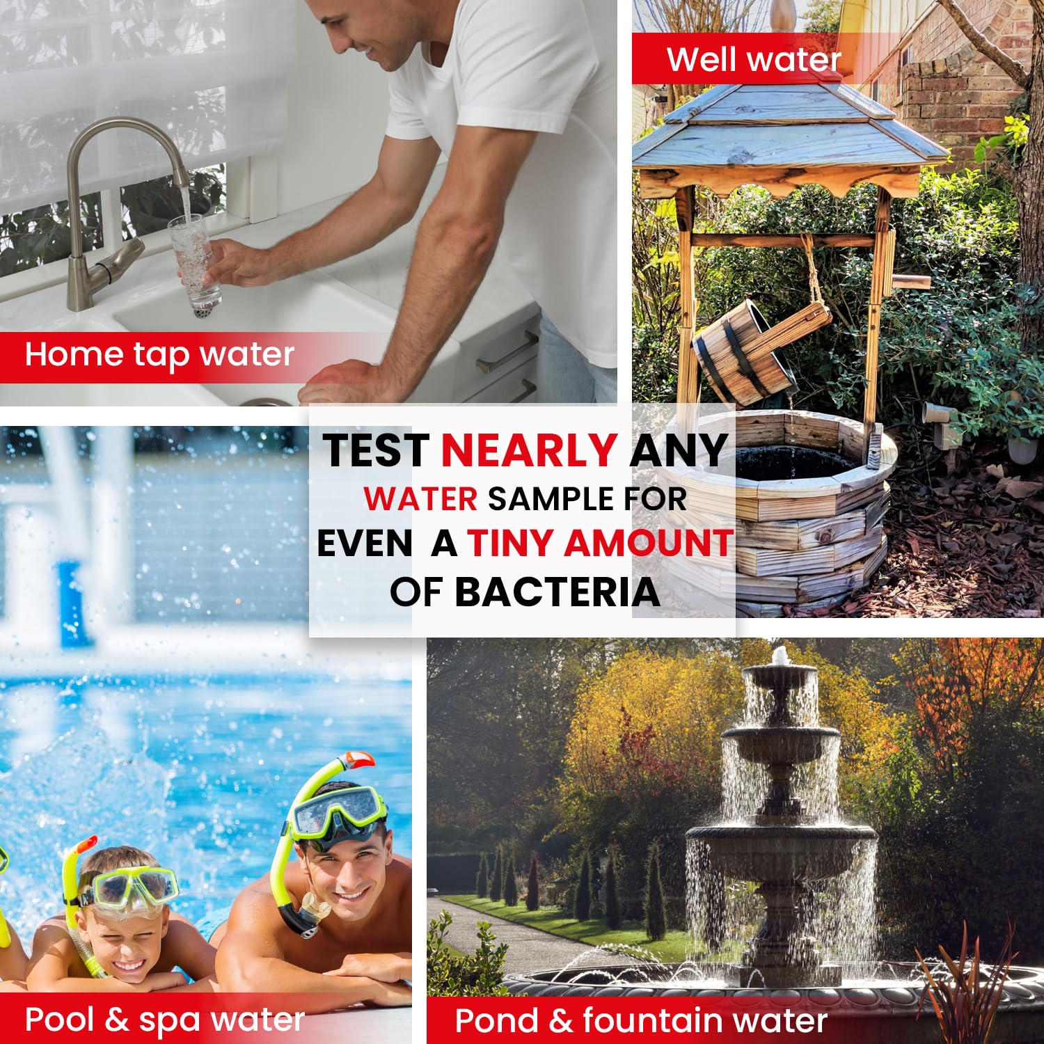 Bacteria Water Test Kit – Coliform, E. coli & Salmonella Detection for Well & Tap Water | Rapid Home Drinking Water Screening Kit with Lab-Quality Results | Leaping Lynx Leaping Lynx uk supplements